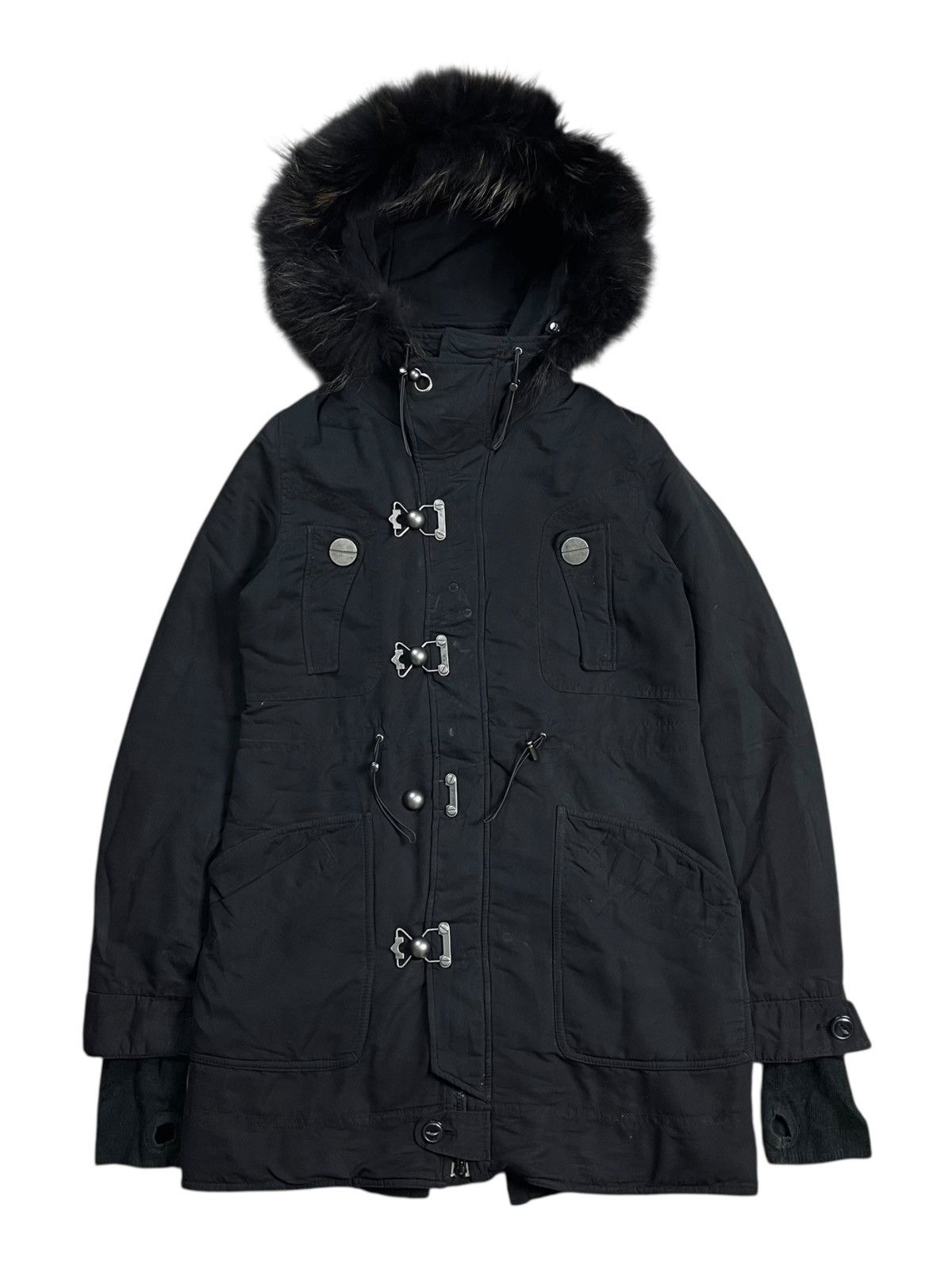 14th Addiction 2000s SLY - Vkei Style Fur Hoodie Jacket Size US M / EU 48-50 / 2 - 1 Thumbnail