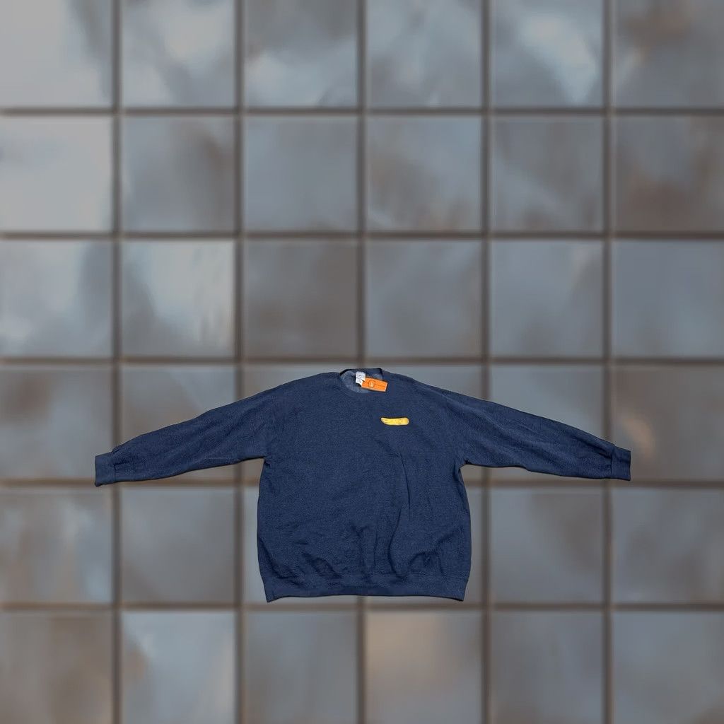 Nike VINTAGE Nike Crewneck Sweatshirt 2XL Navy Blue Long Sleeve Men’s 90s Made in USA Size US XXL / EU 58 / 5 - 1 Thumbnail