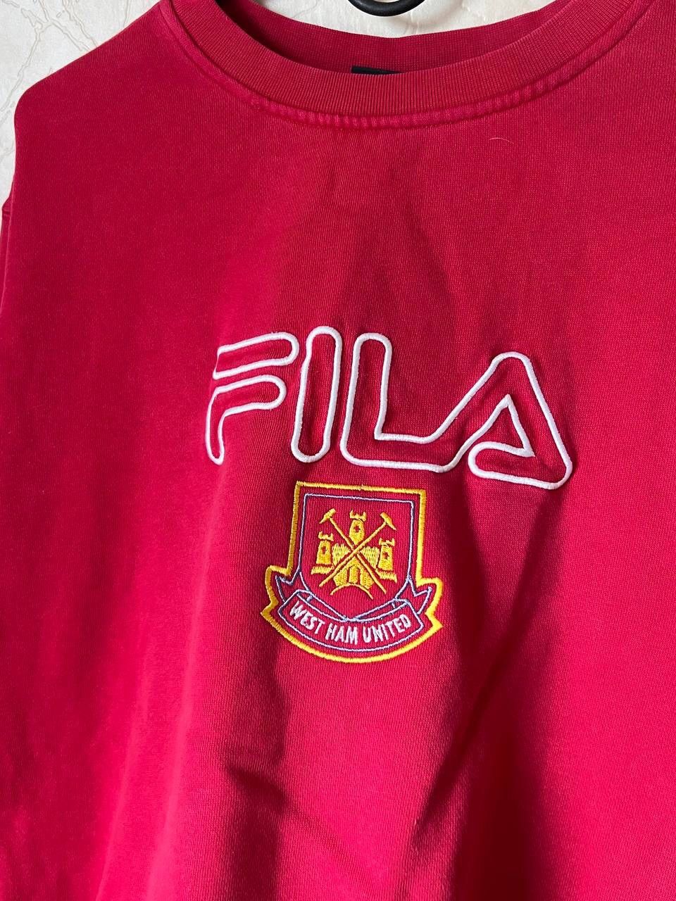 Fila × Vintage Vintage Fila West Ham United Premier League Crewneck 00s Size US S / EU 44-46 / 1 - 2 Thumbnail