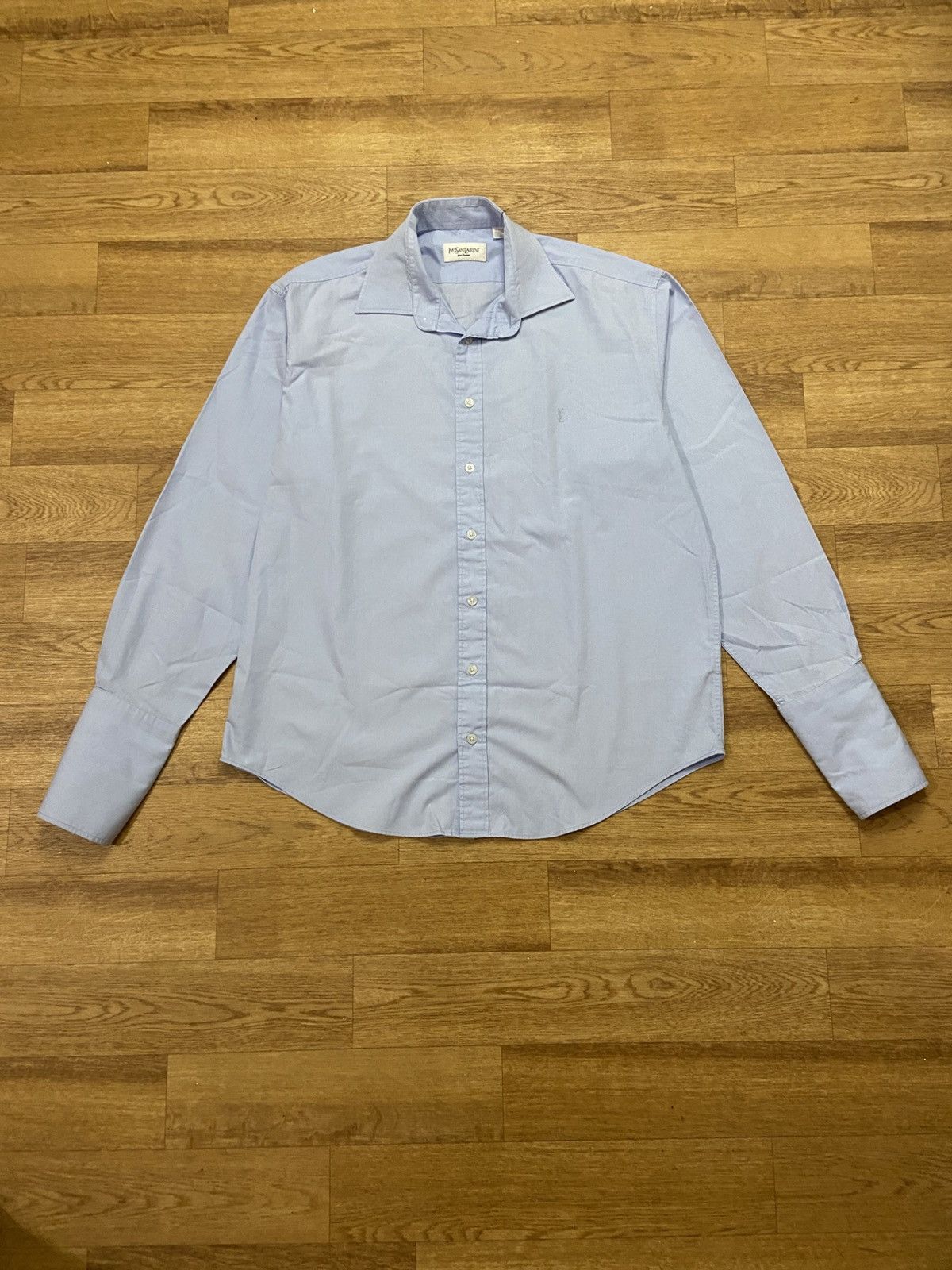 Yves Saint Laurent Yves Saint Laurent Vintage Shirt XL Size US XL / EU 56 / 4 - 1 Thumbnail