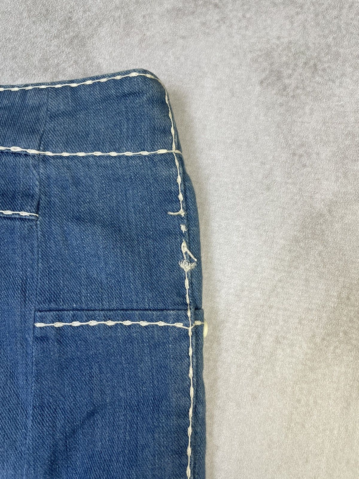 Chanel 08C Cruise 2008 Contrast Stitch Subtle Flare Jeans Size 28" / US 6 / IT 42 - 16 Thumbnail