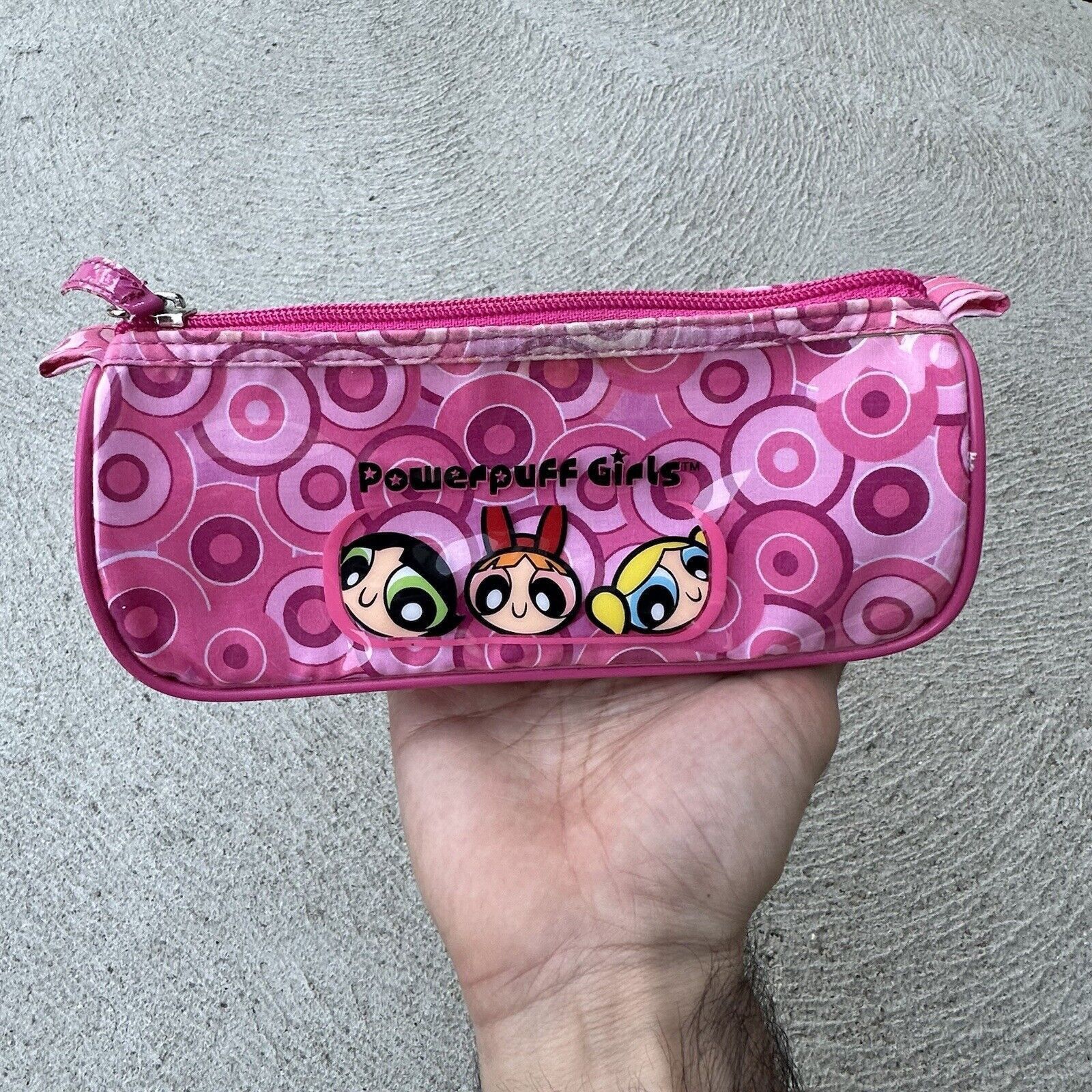 Cartoon Network 2001 Power Puff Girls Makeup Bag Vintage Y2K Cartoon Network Size ONE SIZE - 1 Thumbnail