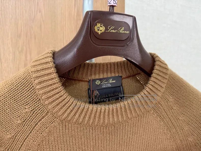 Loro Piana Loro Piana Ceiling Fabric Lama Wool Knit Sweater Size US L / EU 52-54 / 3 - 4 Thumbnail