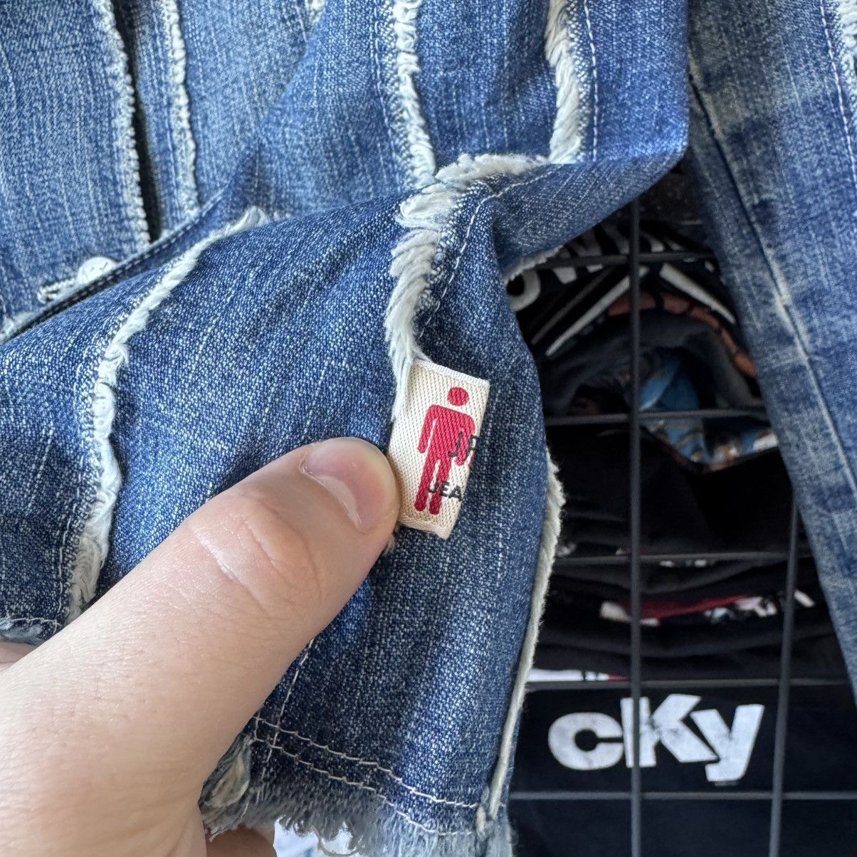 Vintage Jean Paul Gaultier JPG Fray Denim Jacket Size M / US 6-8 / IT 42-44 - 6 Thumbnail
