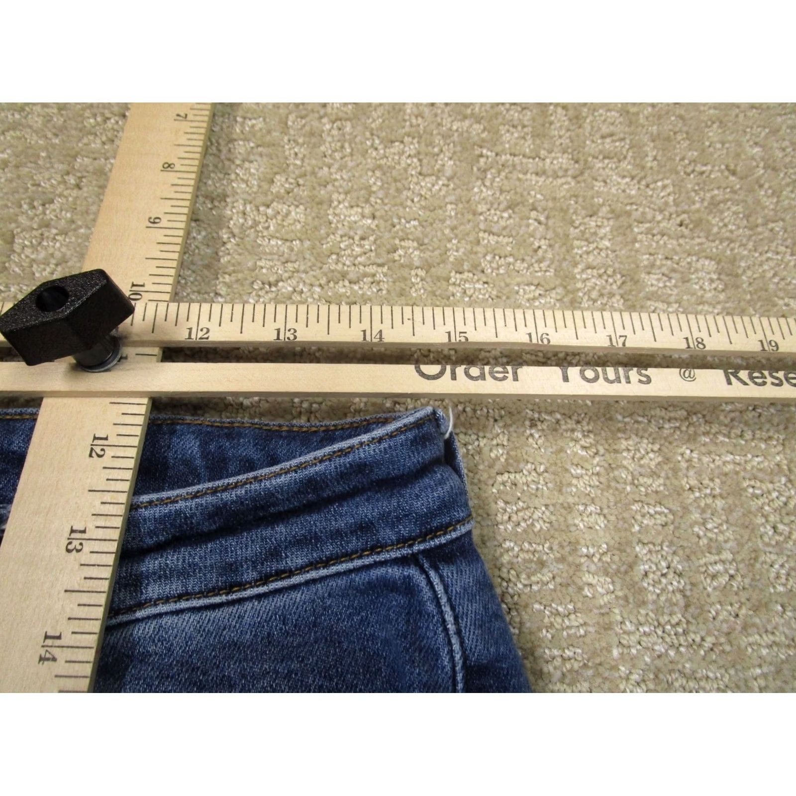 Vintage Judy Blue Jeans Women 30 Blue High Rise Cargo Baggy Skater Pants Dark Wash Denim Size 30" / US 8 / IT 44 - 5 Thumbnail