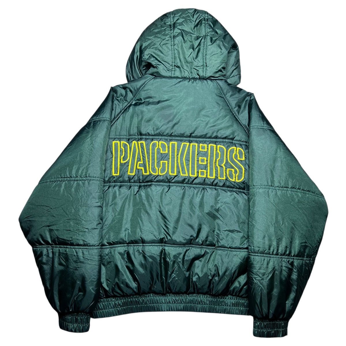 NFL 1990s NFL Green Bay Packers Game Day Spell Out Puffer Jacket Size US L / EU 52-54 / 3 - 2 Thumbnail