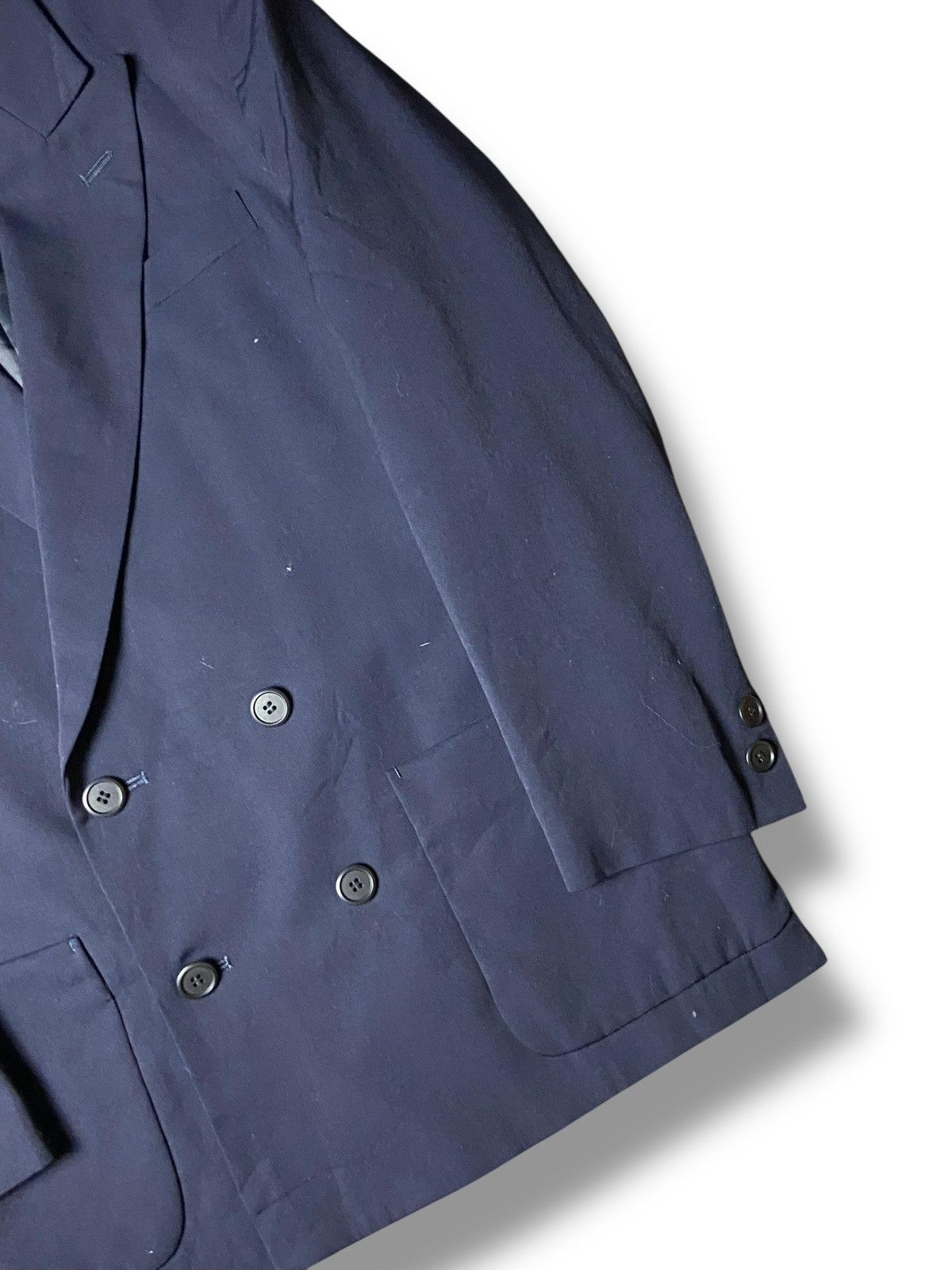 Yohji Yamamoto Yohji Yamamoto Double Breasted Blazer (145) Size US XXS / EU 40 - 6 Thumbnail