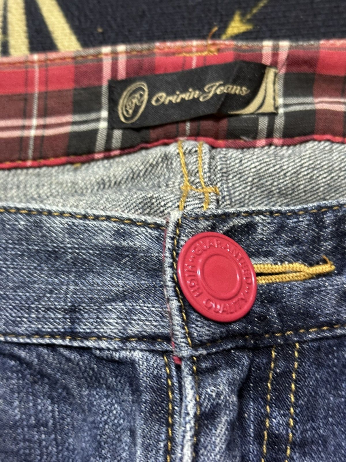 Hysteric Glamour Vintage Oririn Grunge Whiskers Distressed Denim Size US 31 - 6 Thumbnail