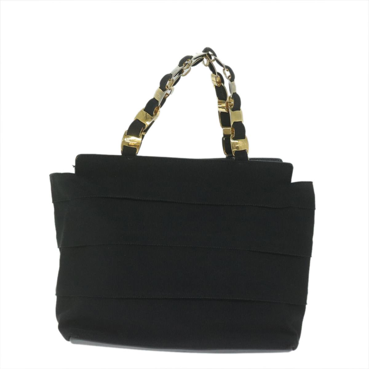 Salvatore Ferragamo Black Synthetic Handbag (Pre-Owned) Size ONE SIZE - 1 Thumbnail