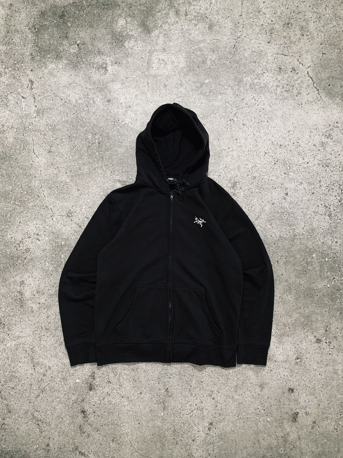 image of Arcteryx x Klattermusen Arc'teryx Zipper Hoodie in Black, Men's (Size 2XL)