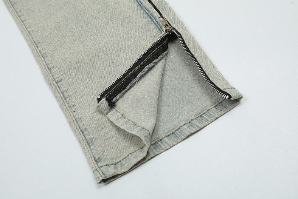 Jean American-style washed men's vibe straight leg loose jeans Size US 32 / EU 48 - 5 Thumbnail