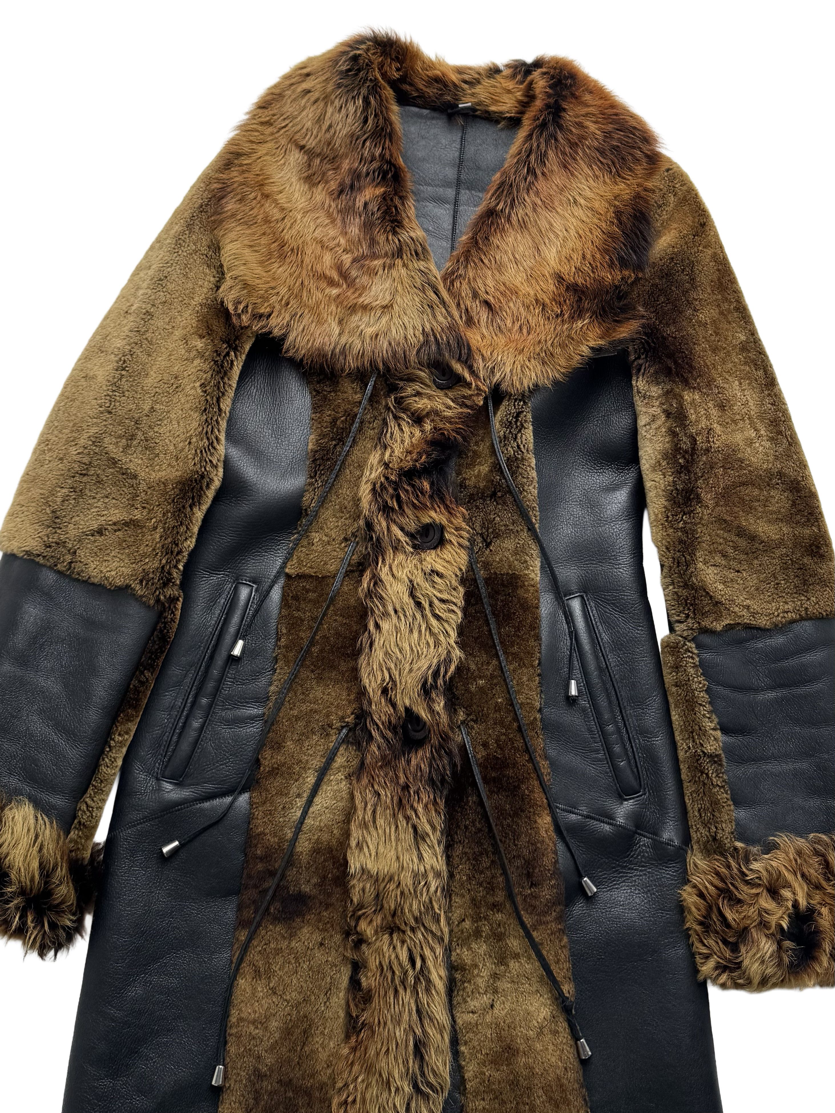 Vintage Vintage Real Doubleface Lambskins Coat Size S / US 4 / IT 40 - 6 Thumbnail