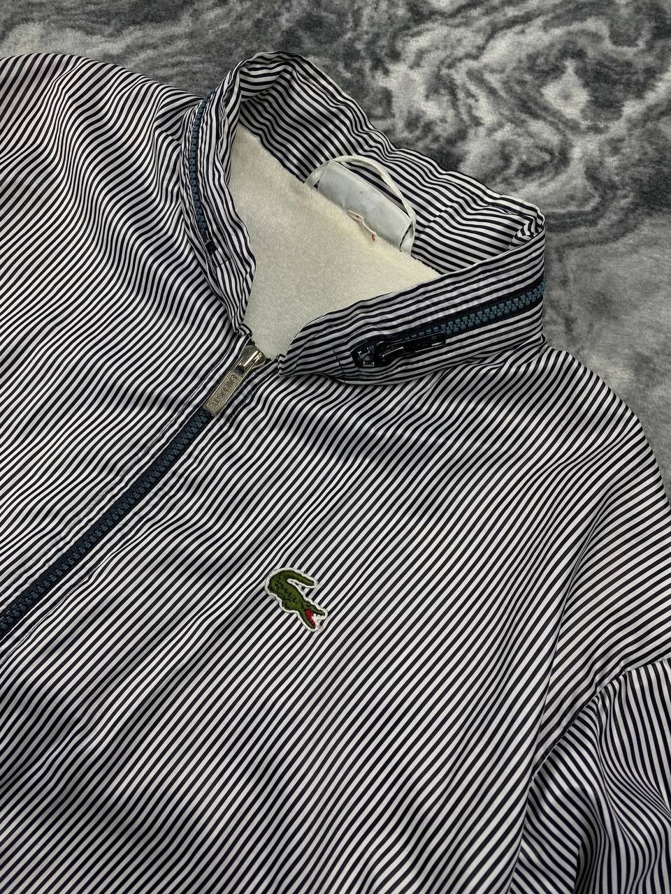 Lacoste Vintage Chemise Lacoste Bomber Jacket Striped Size US M / EU 48-50 / 2 - 2 Thumbnail
