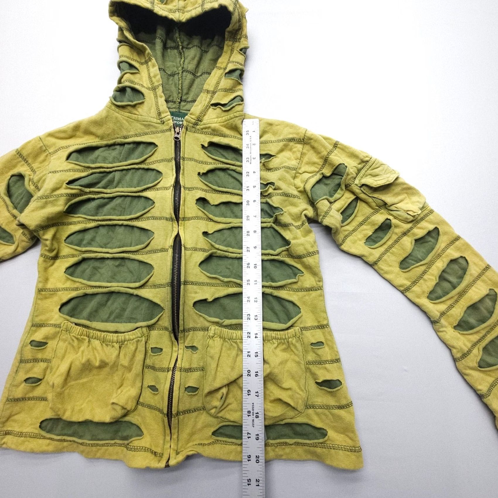 Kathmandu Kathmandu Imports Full Zip Hoodie Womens Medium Green Solid Pattern Vintage: No Slashed Pixie Festival Outdoor 90s Size M / US 6-8 / IT 42-44 - 5 Thumbnail