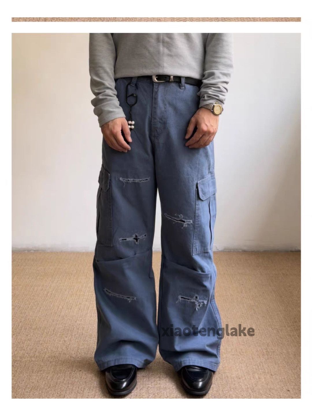 Vintage zx utility loose baggy hiphop military flared cargo pants Size US 28 / EU 44 - 3 Thumbnail