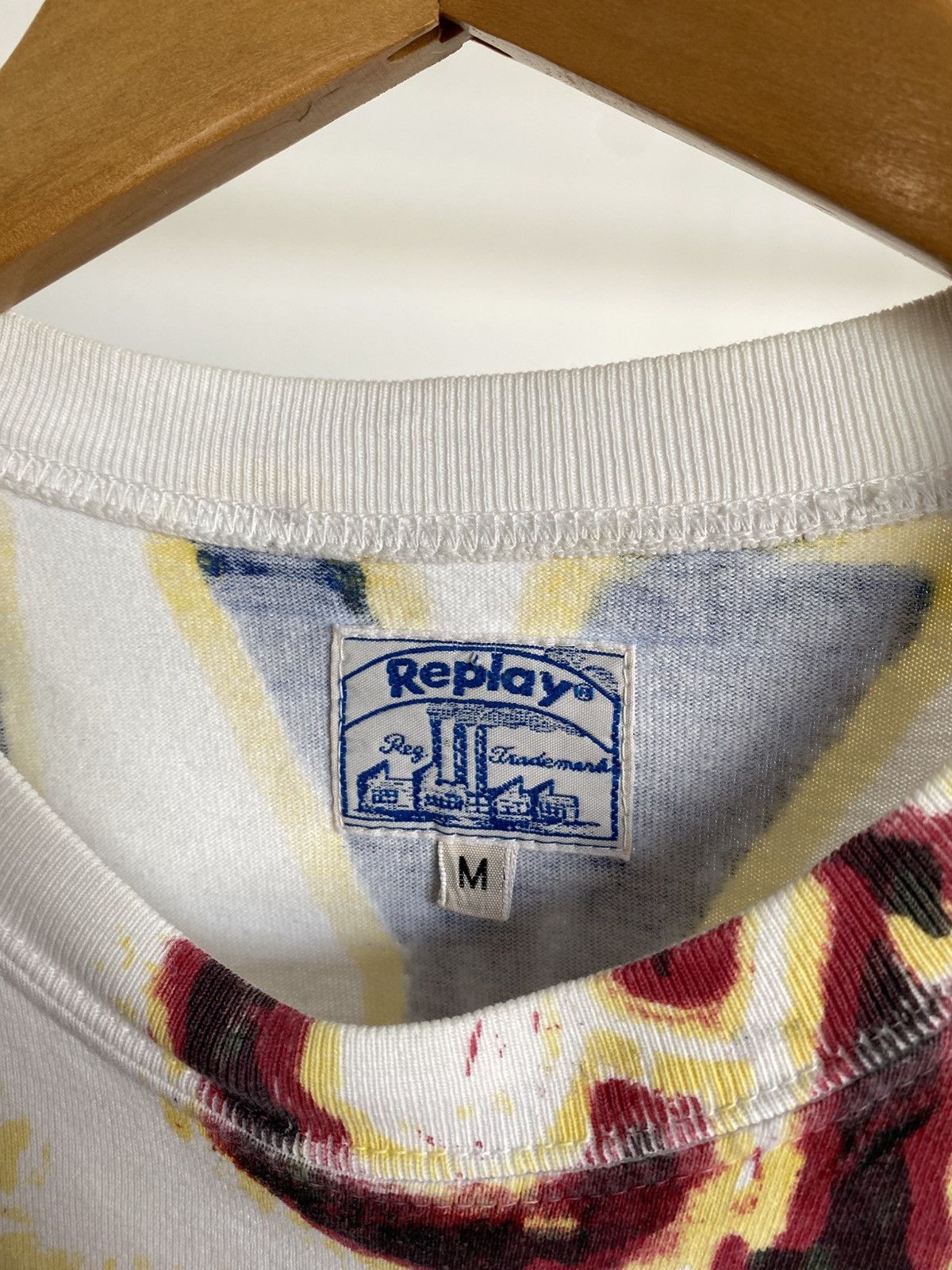 Replay × Vintage Vintage Rare Replay T-Shirt Size US M / EU 48-50 / 2 - 8 Thumbnail