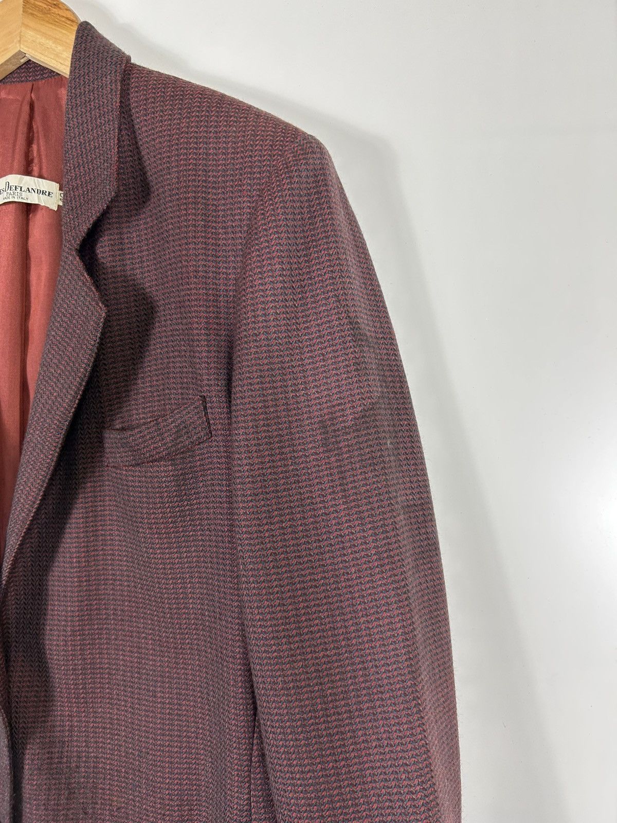 Vintage ⚡️Vintage Yves Deflandre Paris Wool Tweed Single Breast Coat Size US S / EU 44-46 / 1 - 4 Thumbnail