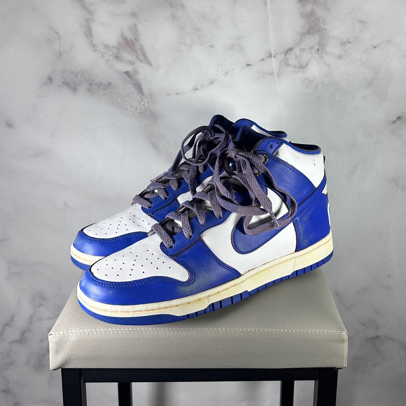 Nike Nike Dunk High Foxtrot Uniform Kentucky Wildcats BTTYS CATS | Grailed