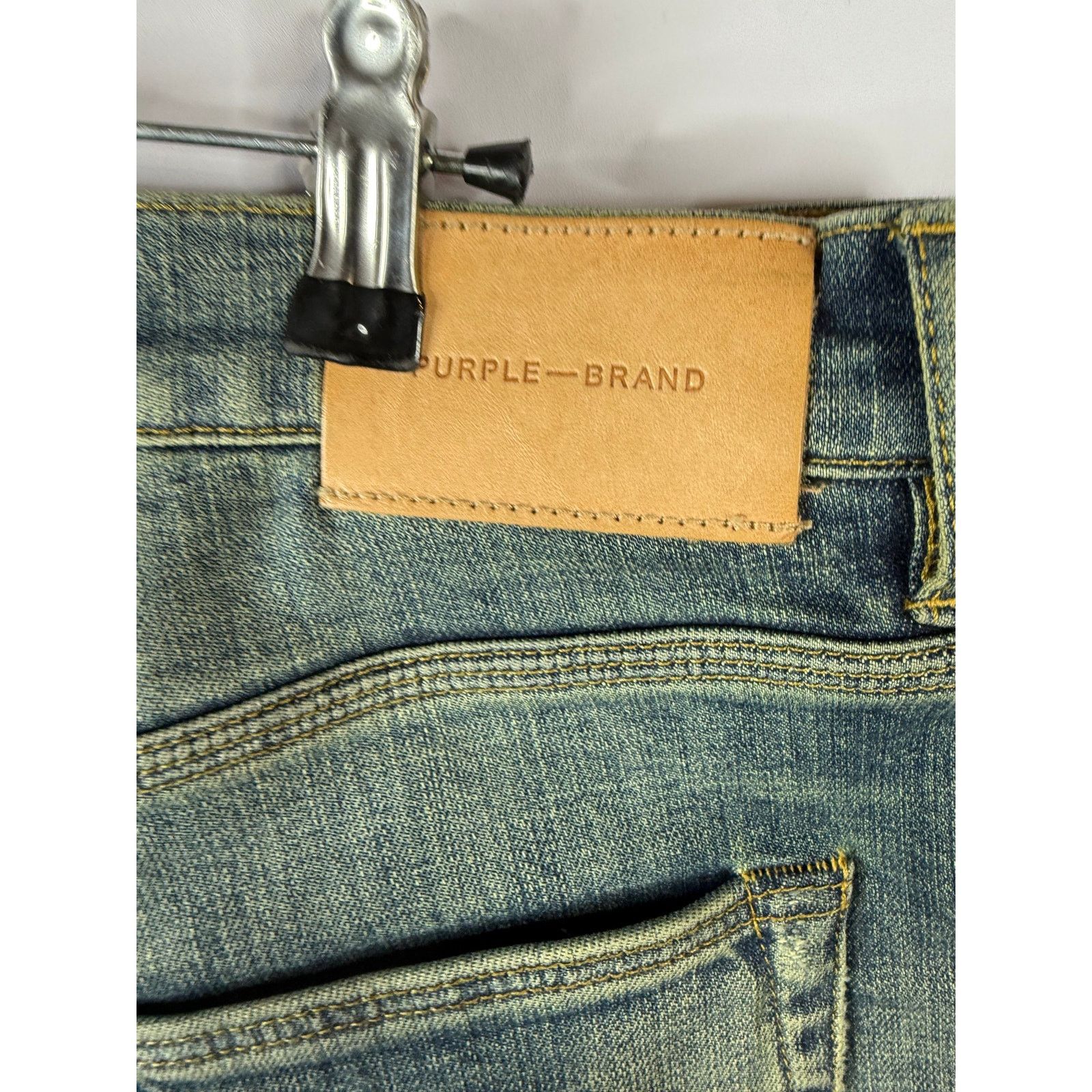 Purple Brand Purple Brand Jeans Blue Used 32 Size US 32 / EU 48 - 3 Thumbnail
