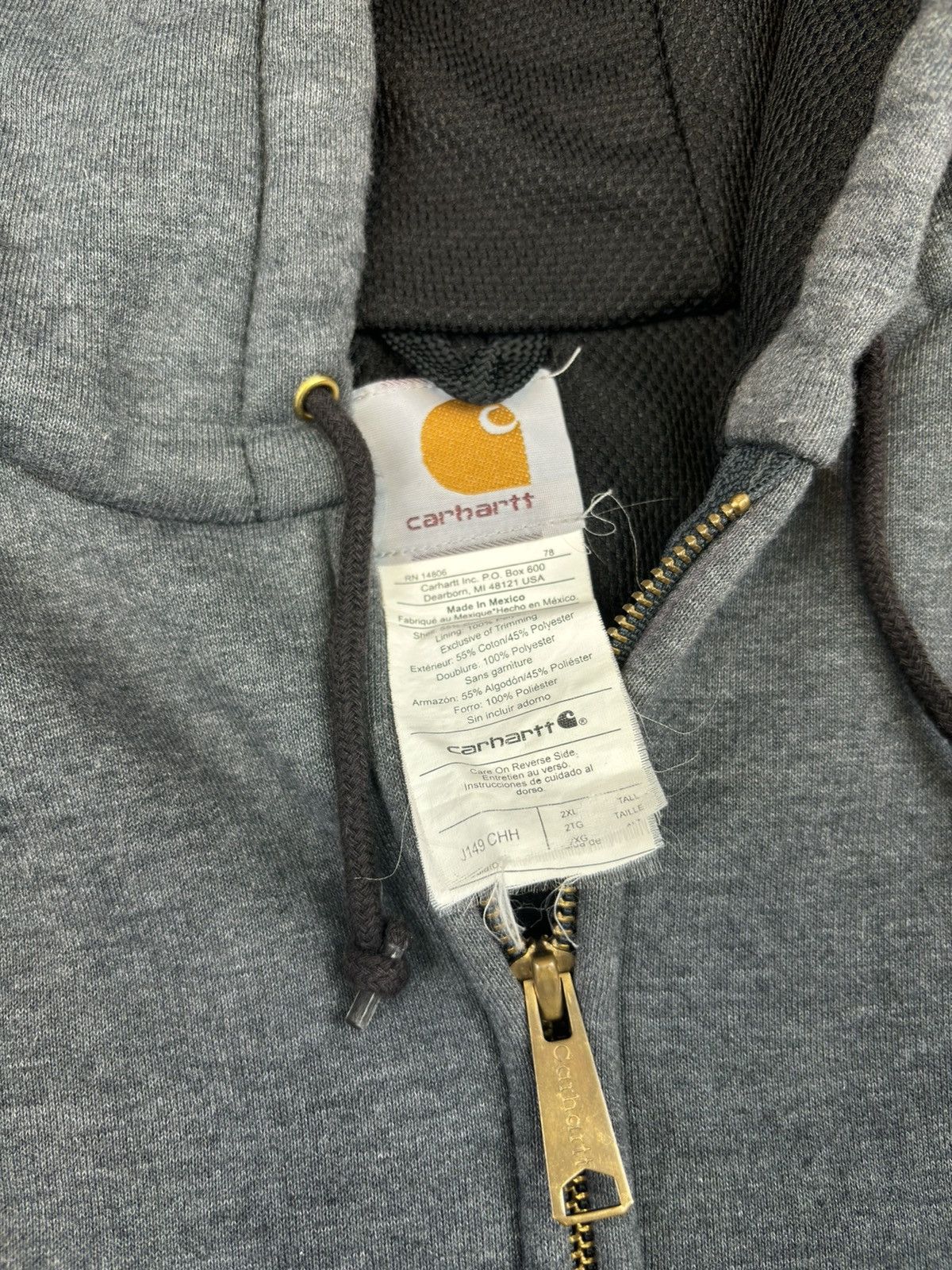 Carhartt × Vintage Vintage Y2K Carhartt Cotton active work wear jacket J149 Size US XXL / EU 58 / 5 - 3 Thumbnail