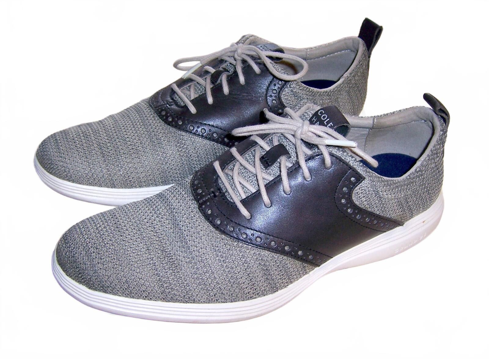 Cole Haan Cole Haan Grand Tour Knit Oxford Grey/Black - Men's 8.5 Size US 8.5 / EU 41-42 - 1 Thumbnail