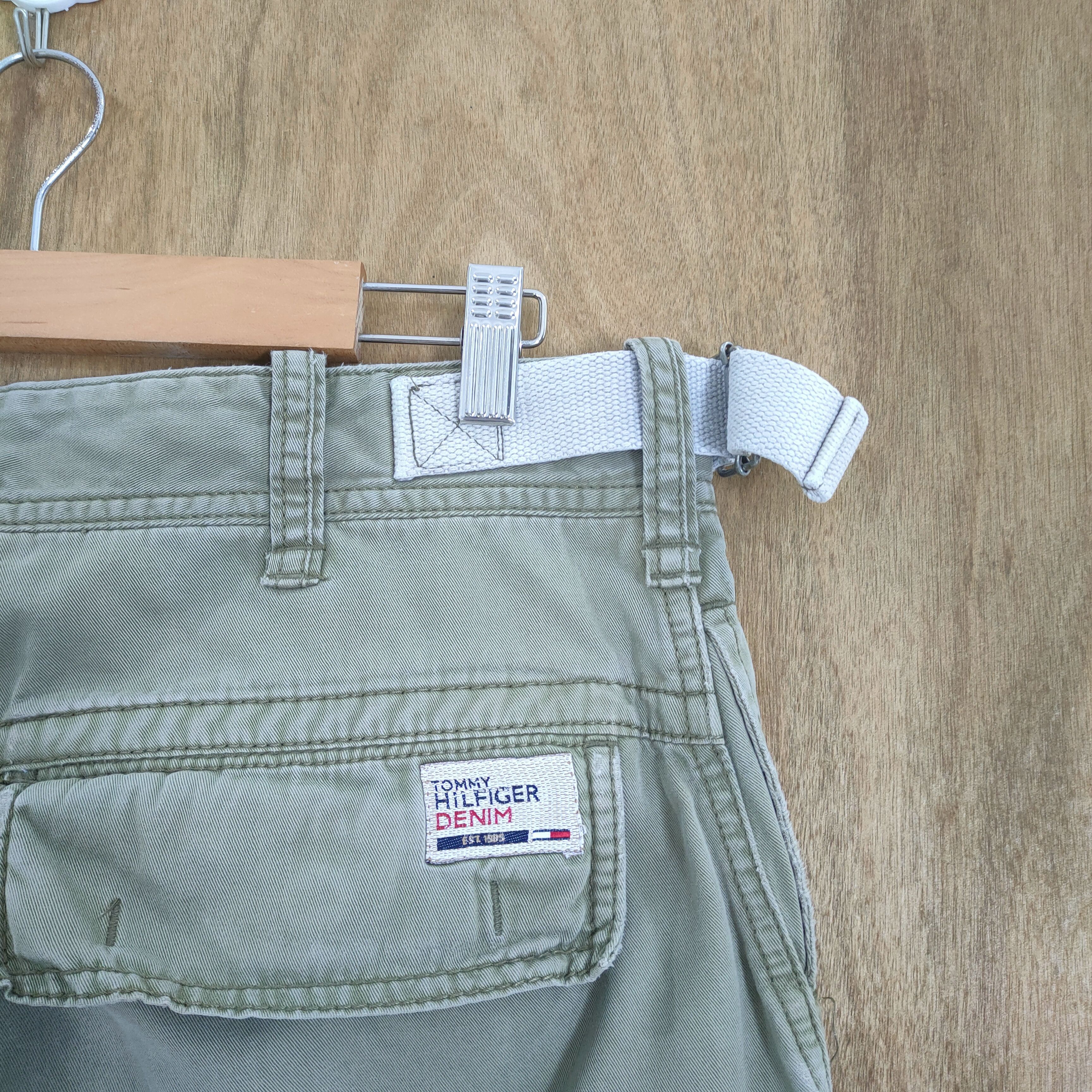 Tommy Hilfiger VINTAGE TOMMY HILFIGER DENIM DISTRESSED CARGO PANTS Size US 34 / EU 50 - 11 Thumbnail