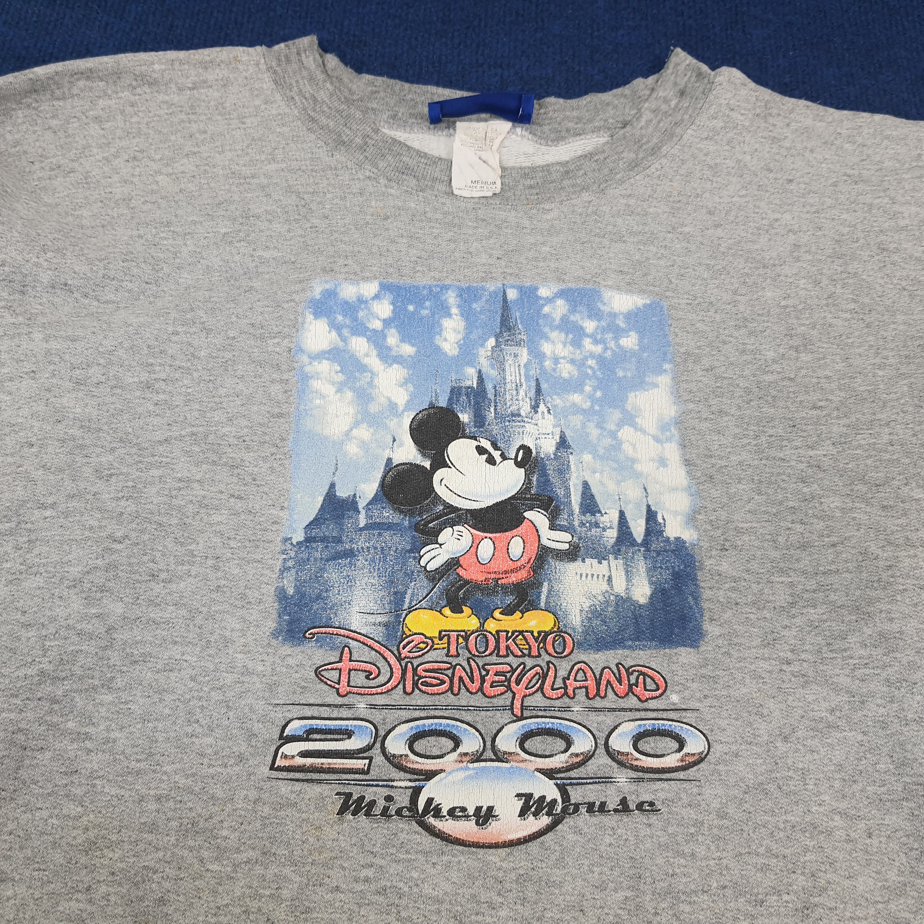 Disney × Mickey Mouse × Vintage Vintage Tokyo Disneyland Mickey Mouse Sweatshirt Size US M / EU 48-50 / 2 - 2 Thumbnail