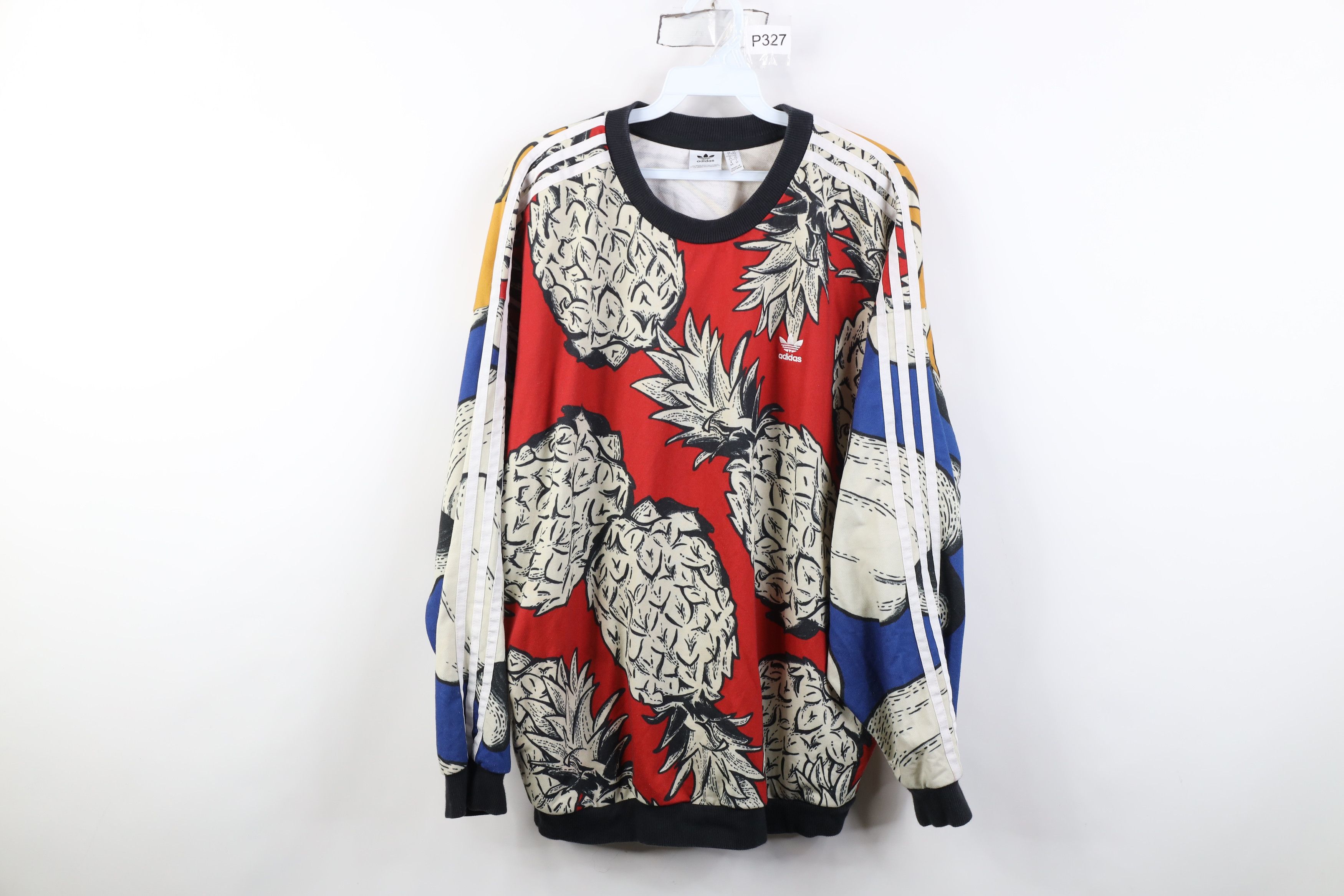 Adidas Adidas x The Farm Spell Out Pineapple Boyfriend Sweatshirt Size L / US 10 / IT 46 - 1 Thumbnail