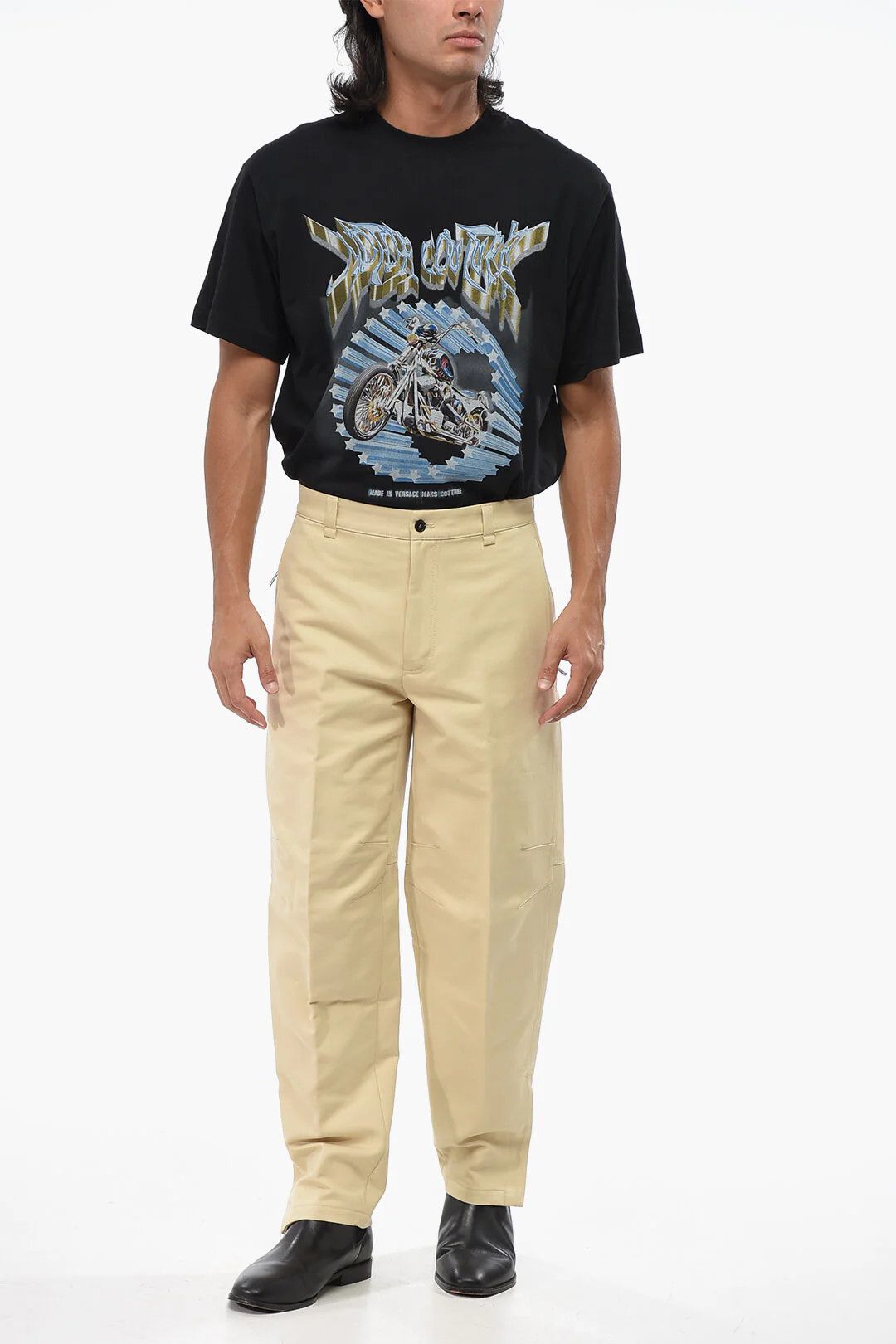 Lanvin og1mm0426 Lightweight Cotton Pant in Beige Size US 34 / EU 50 - 5 Thumbnail