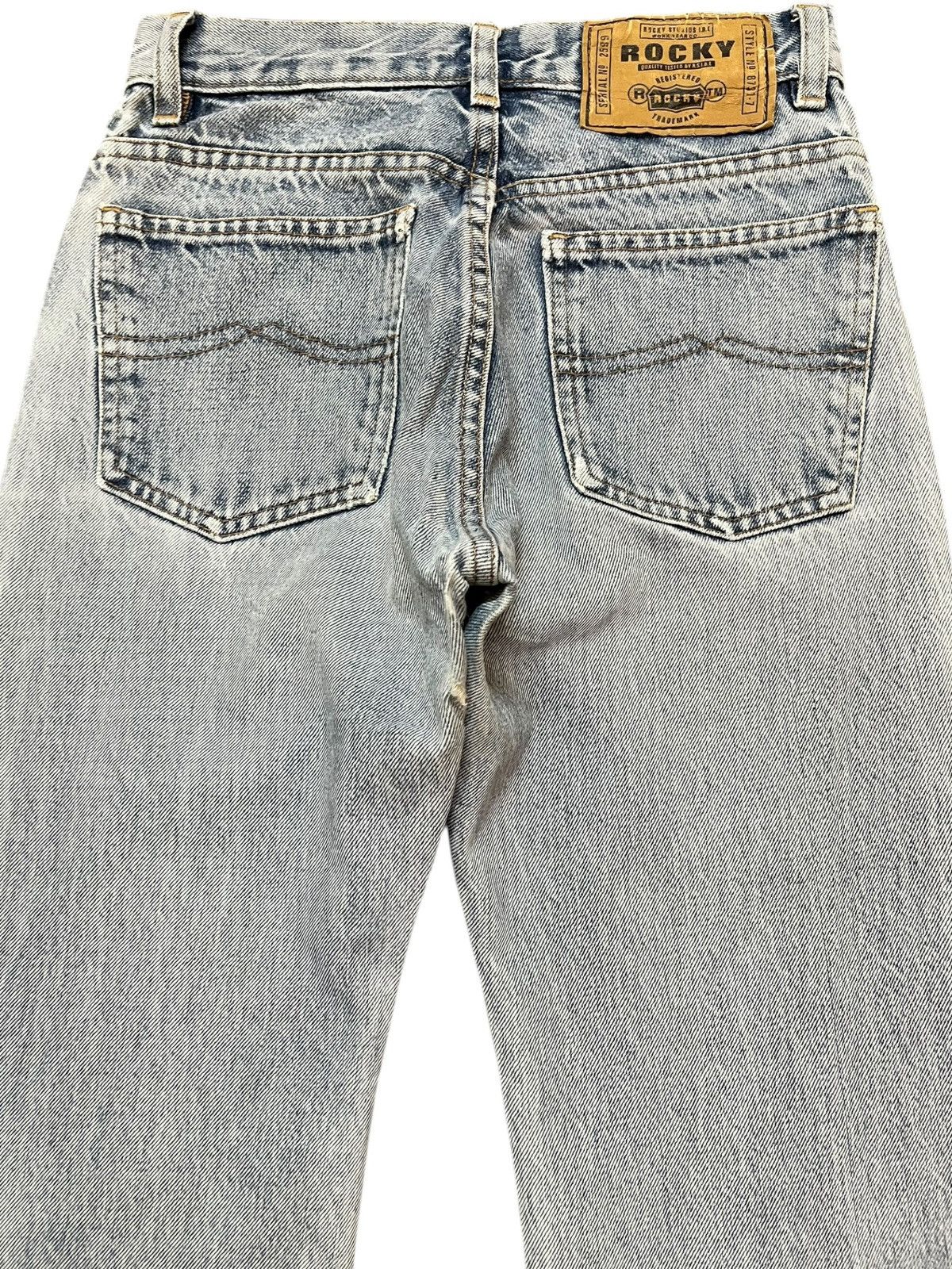 A$AP Rocky Vintage Rocky Faded Flare Bell Bottom Denim Size US 26 / EU 42 - 6 Thumbnail