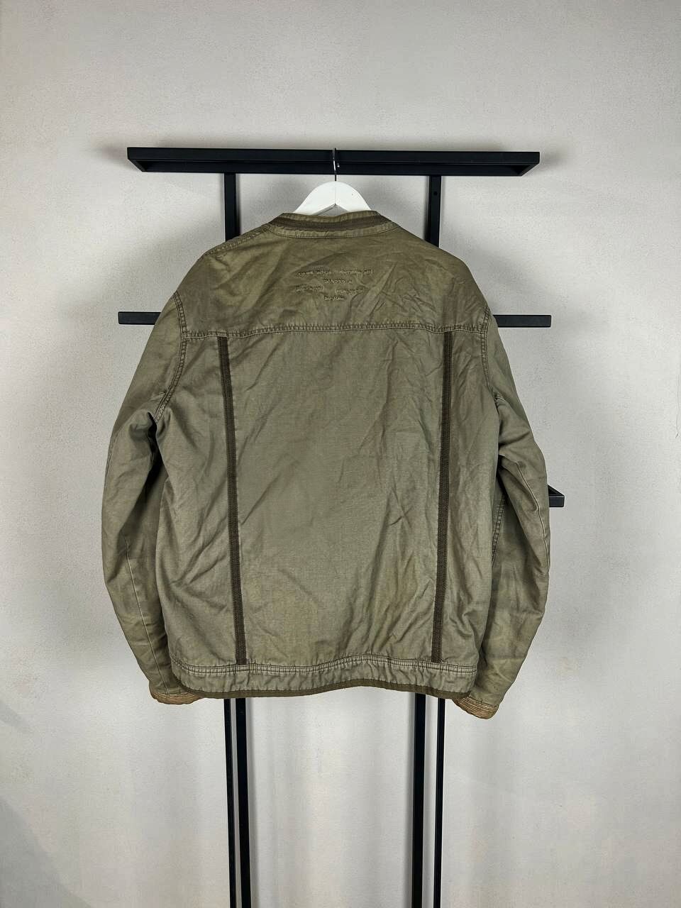 Japanese Brand Vintage Utility Zip Jacket Minimalist Military Olive Y2K Size US L / EU 52-54 / 3 - 5 Thumbnail