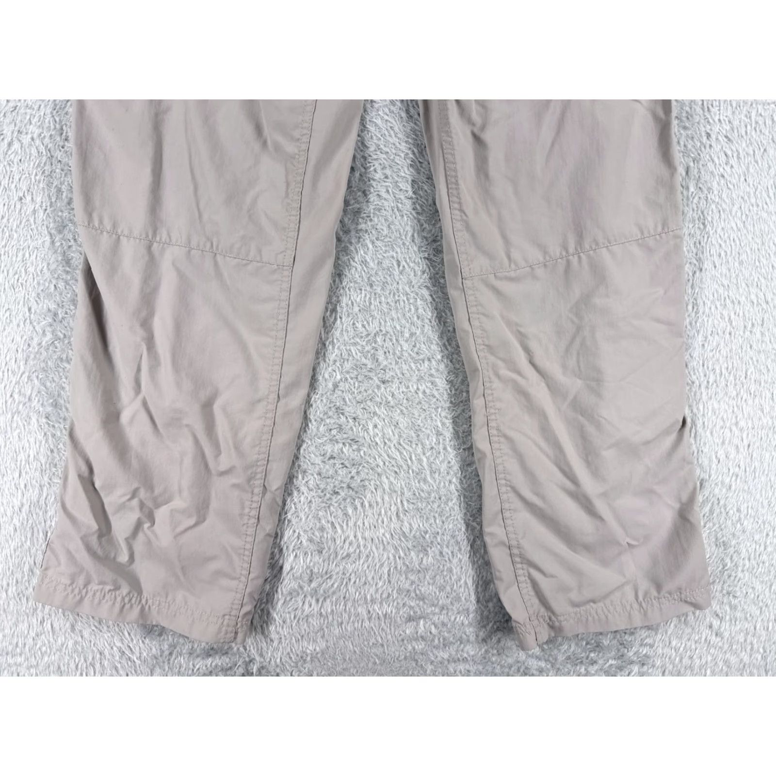Vintage Kirkland Pants Women Medium Gray Nylon Cargo Straight Leg 32x30 Regular Size 32" / US 10 / IT 46 - 2 Thumbnail