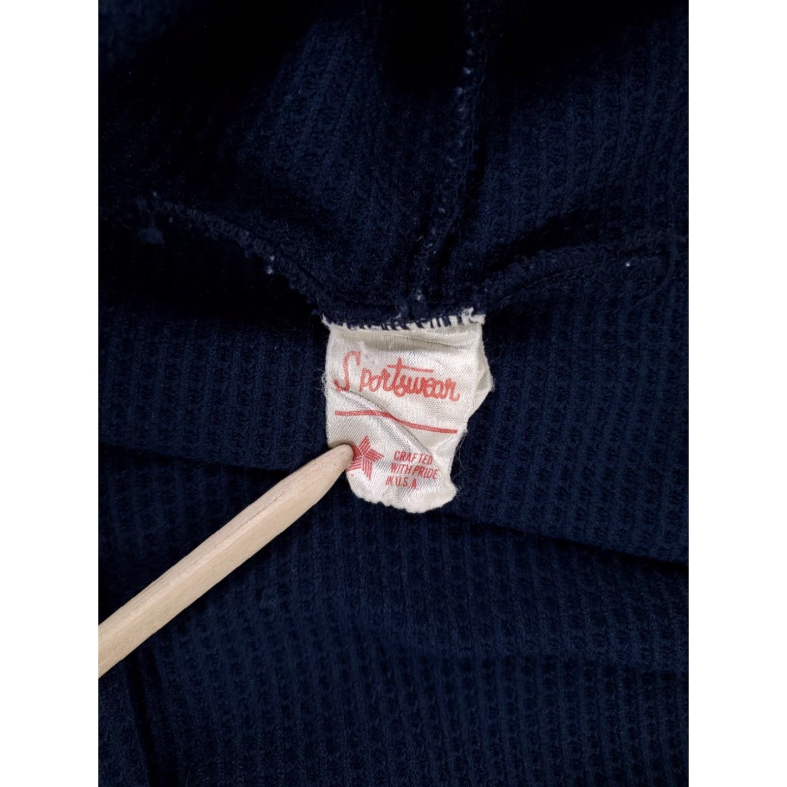 Vintage VINTAGE Sportswear Full Zip Hoodie Jacket Blue XL Mens Thermal Lined 80s 90s Windbreaker Jacket Size US XL / EU 56 / 4 - 6 Thumbnail