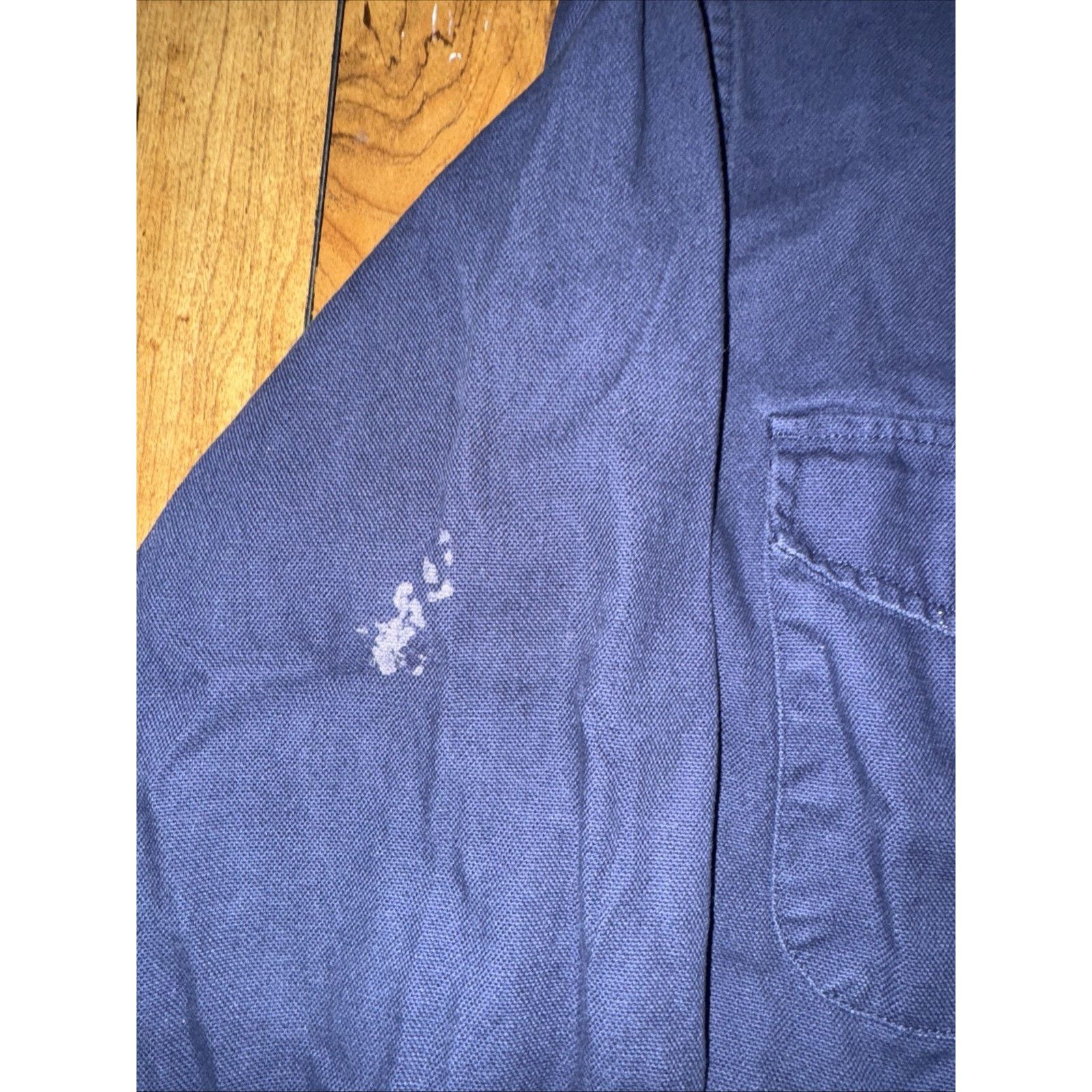 Brixton × Vintage Brixton Workwear Utility Chore Shirt Blue Canvas Button Up M Size US M / EU 48-50 / 2 - 4 Thumbnail