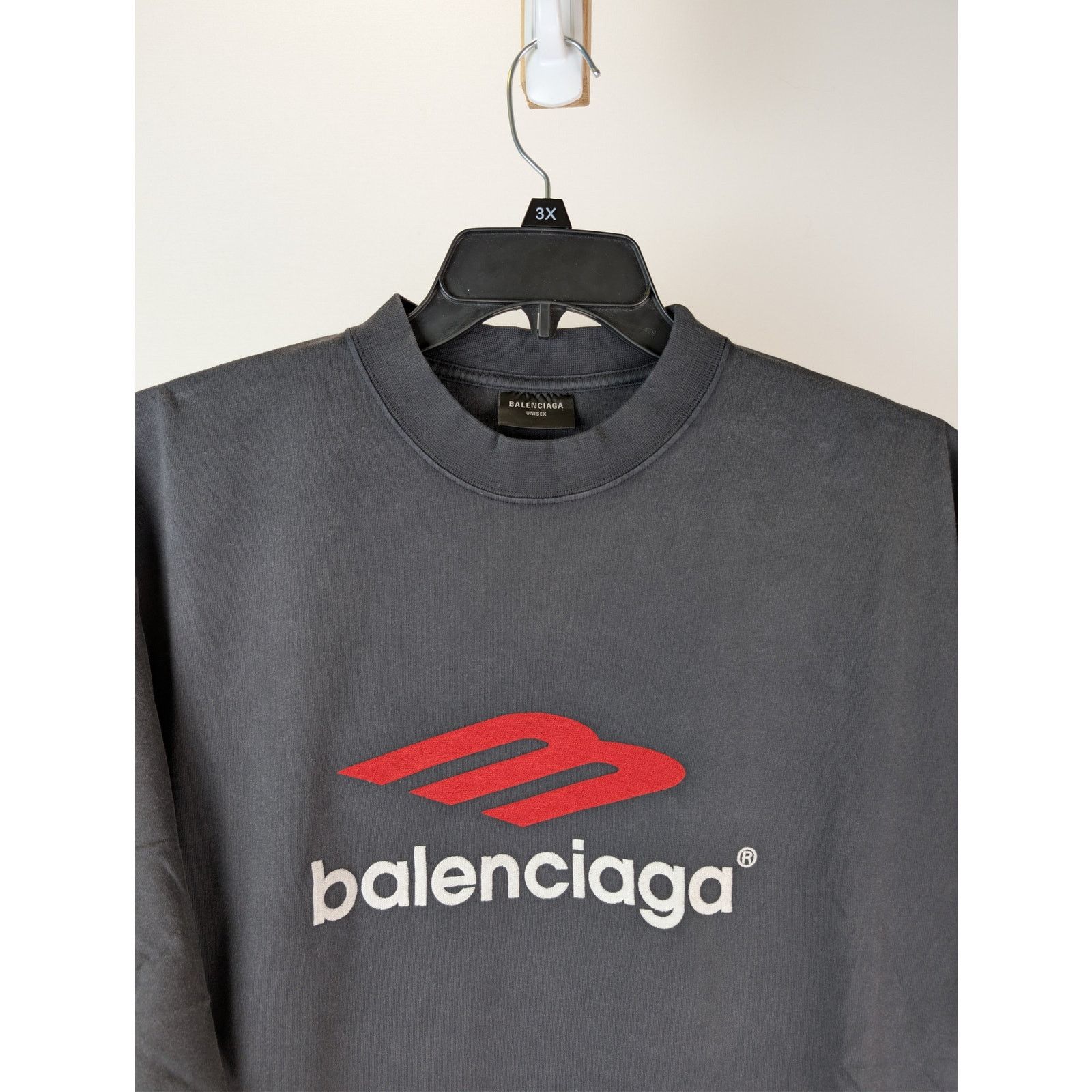 Balenciaga o1rshd1 Medium Fit 3B Sports Icon T-Shirt in Black Size US S / EU 44-46 / 1 - 7 Thumbnail