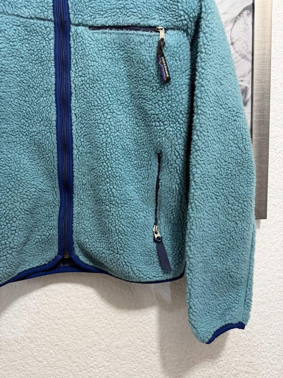 Patagonia PATAGONIA BABY RETRO PILE CARDIGAN 1993 RARE GLACIER BLUE Size US XS / EU 42 / 0 - 2 Thumbnail