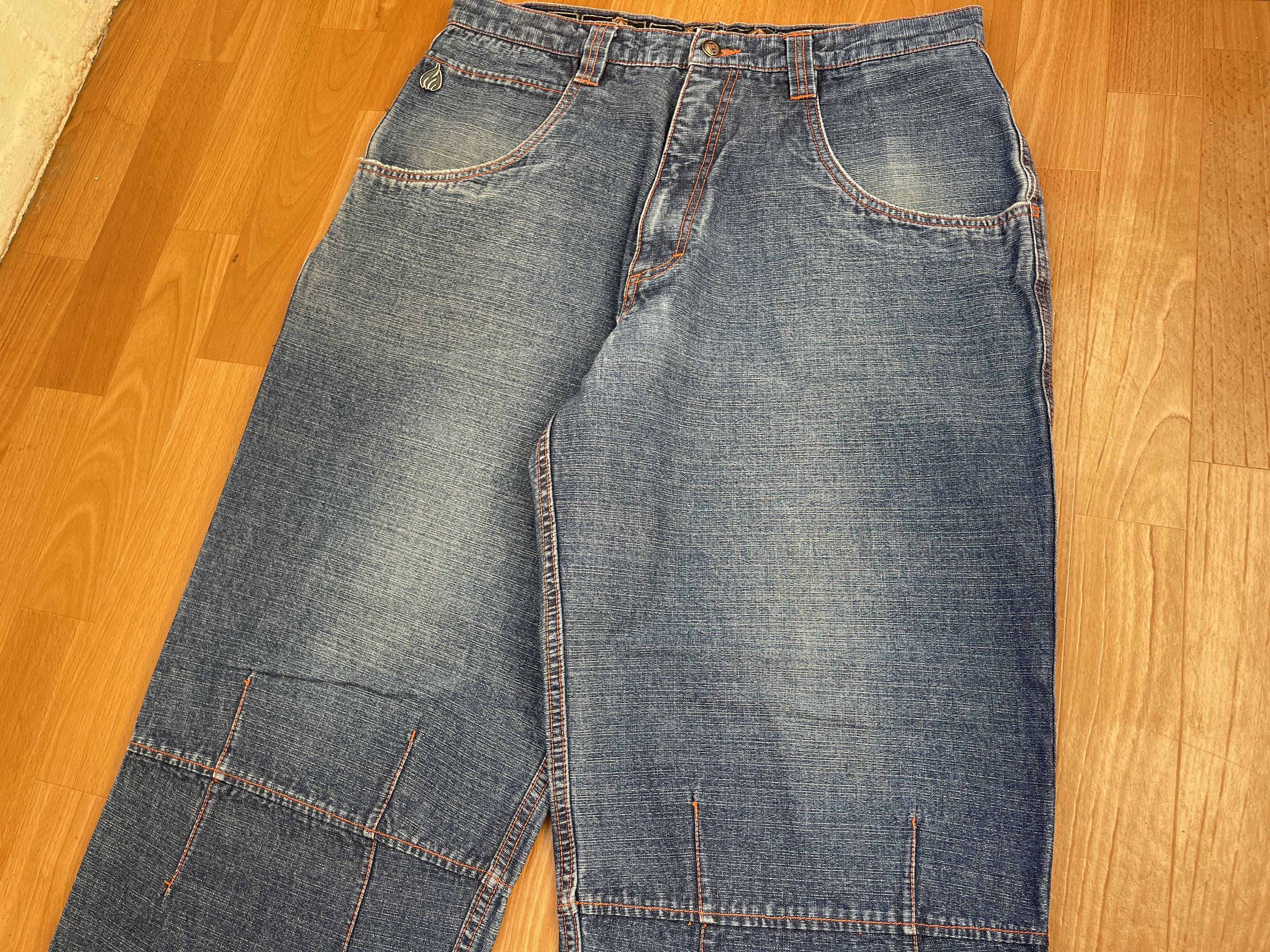 Wu-Tang Clan Johnny Blaze jeans, Wu Wear, vintage hip hop baggy, 90s 36 Size US 36 / EU 52 - 10 Thumbnail