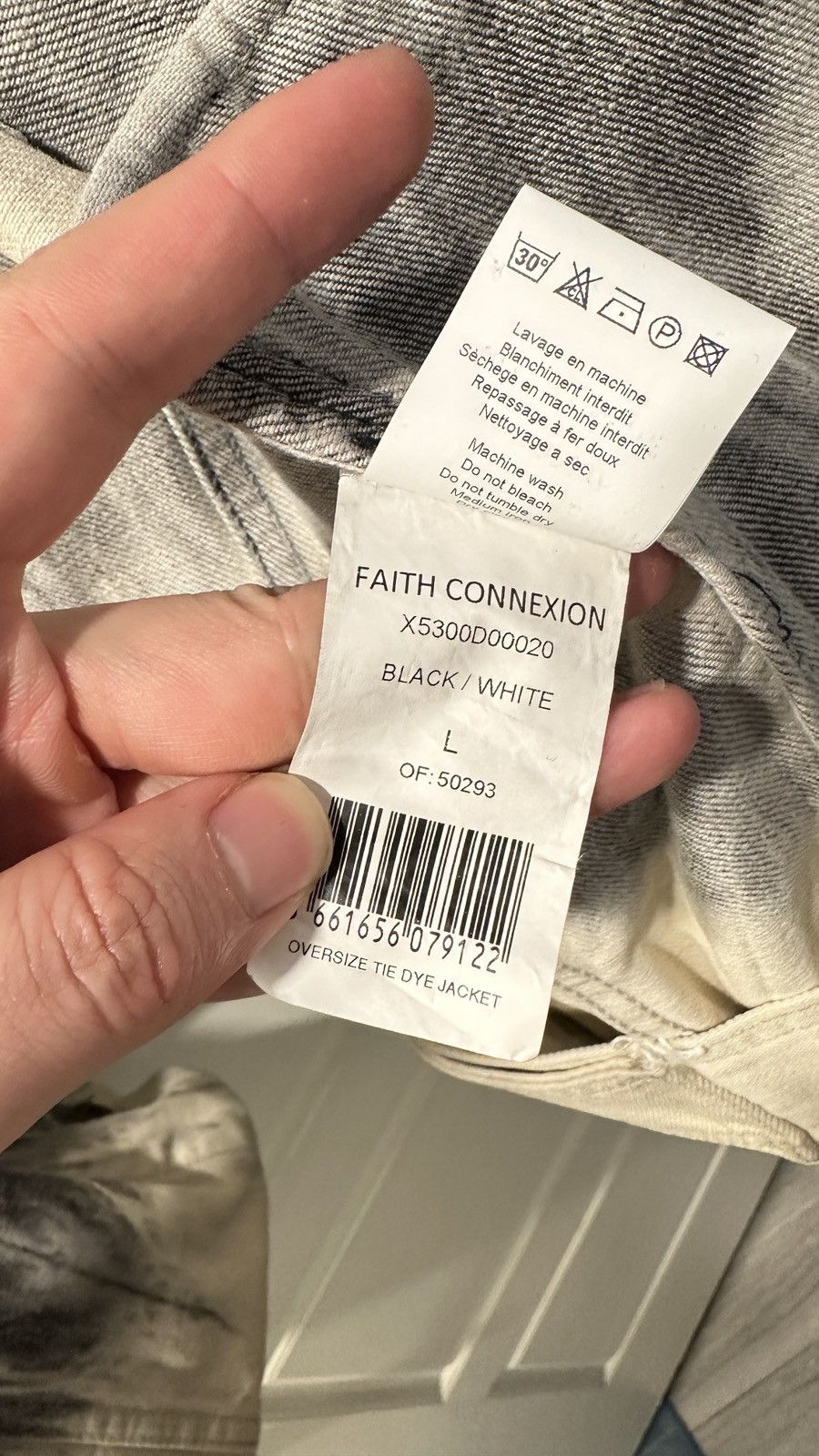 Faith Connexion × Vintage Faith connexion Oversize tie dye jacket Size US L / EU 52-54 / 3 - 3 Thumbnail