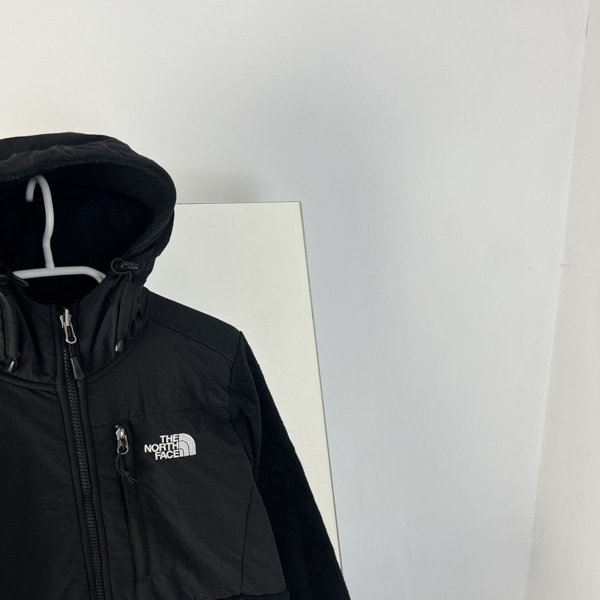 The North Face Vintage The Nirth Face Fleece/Nylon Zip Up Hoodie Size S / US 4 / IT 40 - 2 Thumbnail
