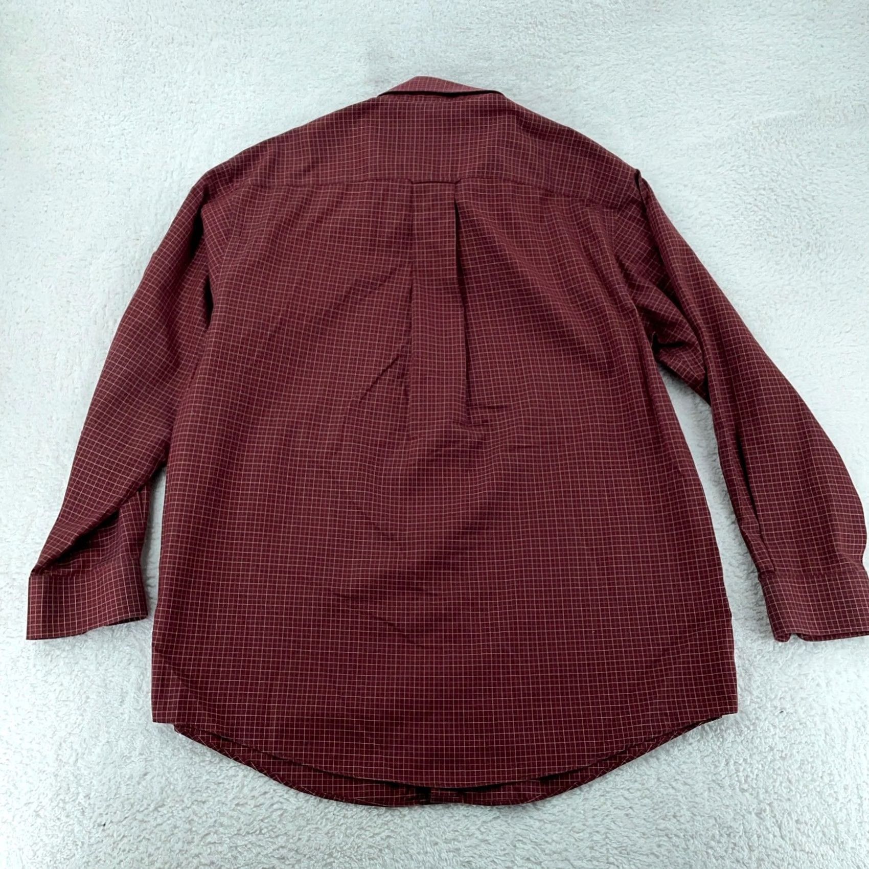 Orvis VINTAGE Orvis Shirt Mens XL Red Check Long Sleeve Button-Down Collared 100% Cotton Casual Size US XL / EU 56 / 4 - 3 Thumbnail