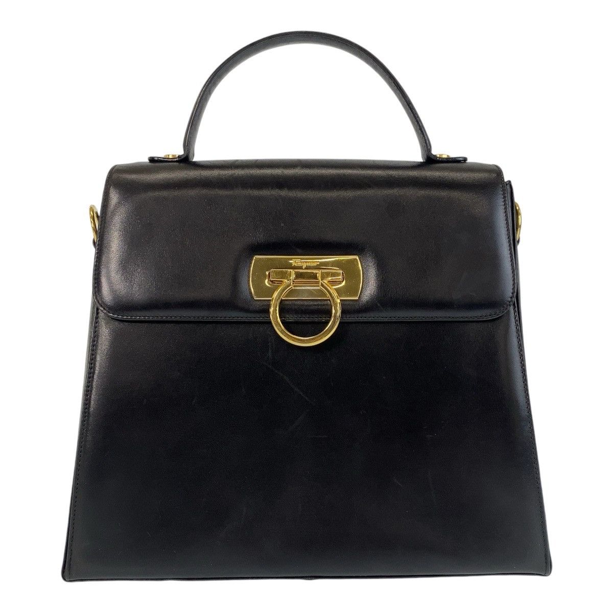 Salvatore Ferragamo Salvatore Ferragamo Salvatore Ferragamo Gancini Leather Handbag Leather Handbag E210536 DUTY FREE for USA Size ONE SIZE - 1 Thumbnail