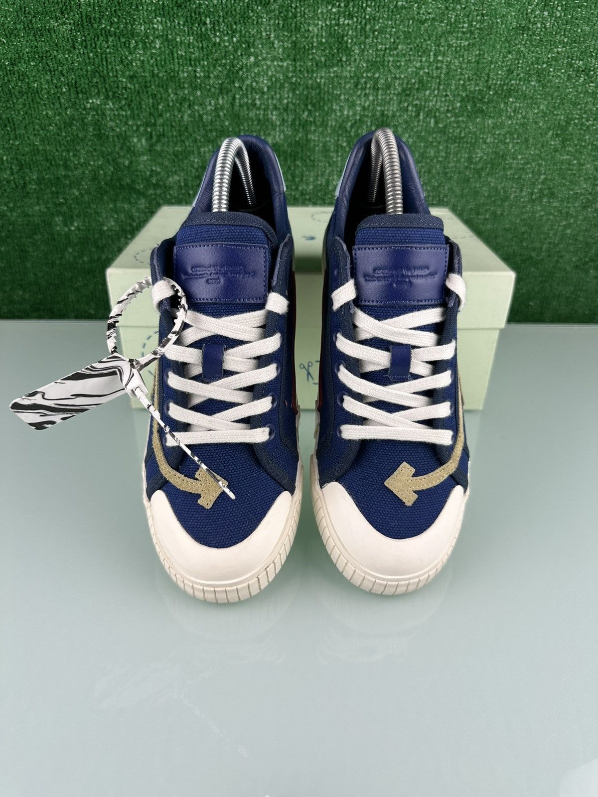 Off-White Off-White Vulcanized Low 'Blue'Size 40EU/7US Size US 7 / EU 40 - 4 Thumbnail