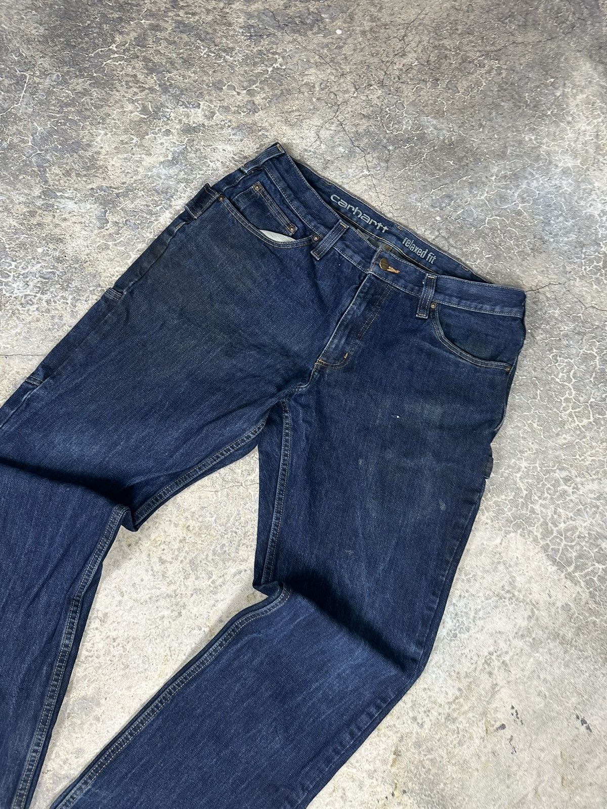 Carhartt × Vintage Vintage Carhartt Carpenter denim jeans Size US 33 - 4 Thumbnail