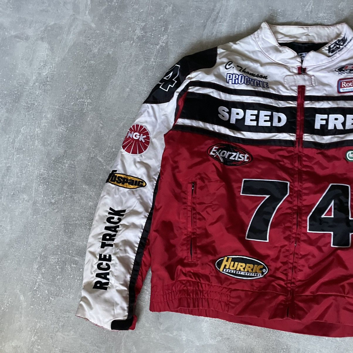 NASCAR Speed Freak Fast Line F1 moto Racing Jacket bomber marlboro Size US XXL / EU 58 / 5 - 4 Thumbnail