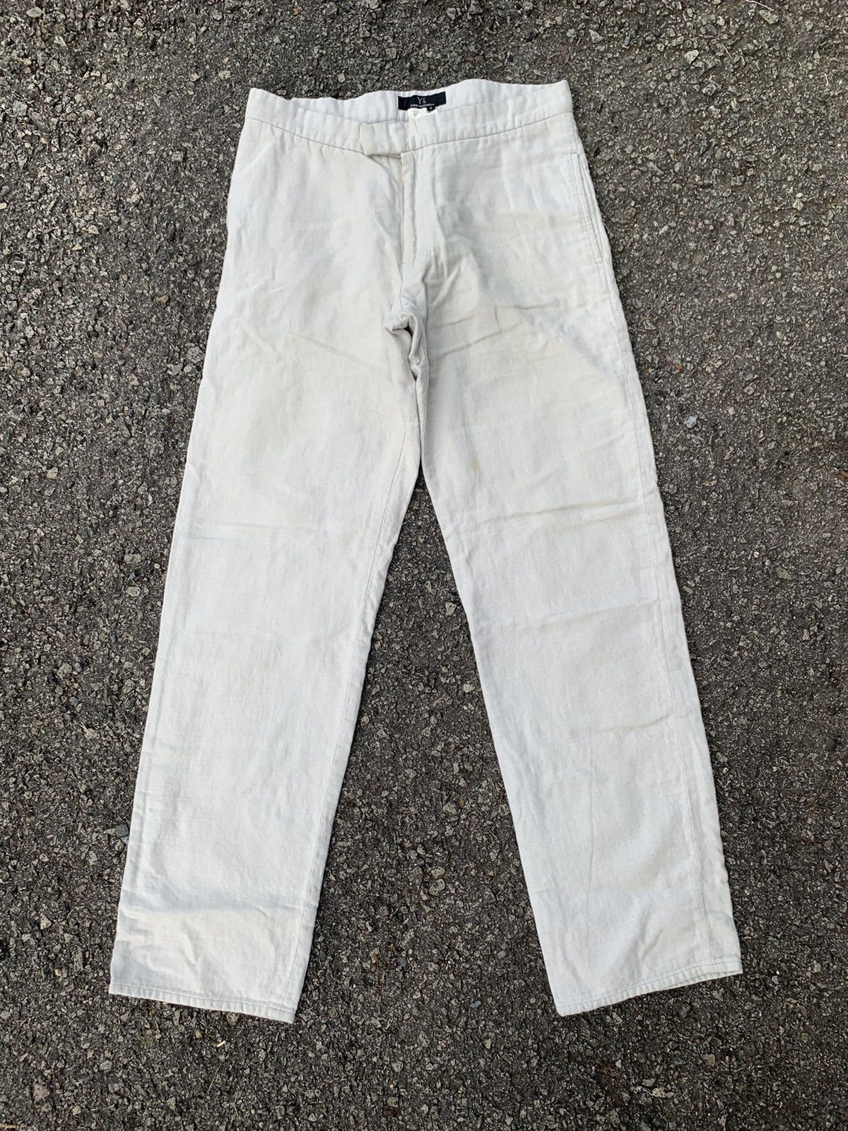 Designer × Y's × Yohji Yamamoto Y’s Yohji Yamamoto White Pants Size US 28 / EU 44 - 10 Thumbnail