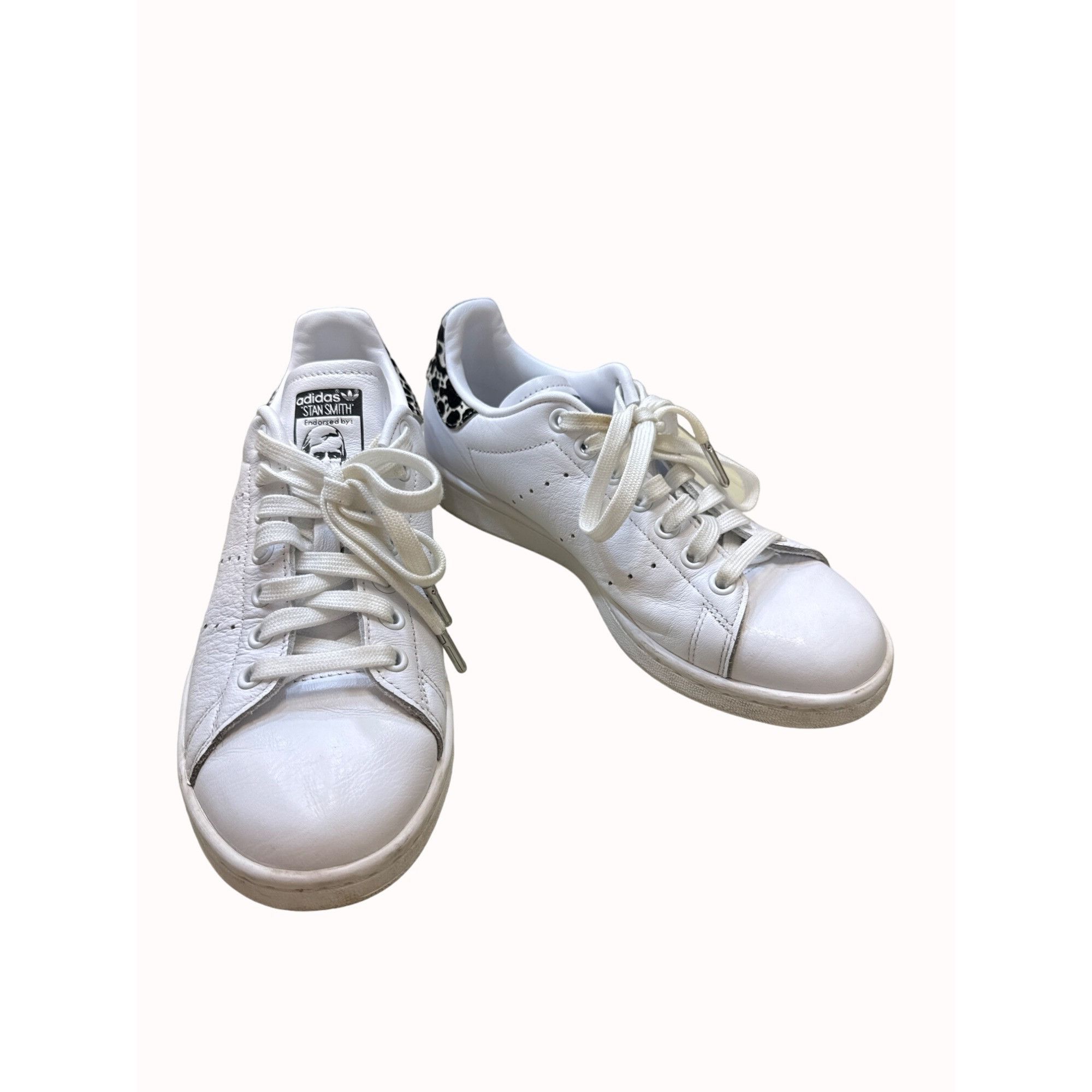 Adidas Adidas Stan Smith Leopard print women’s white shoe sneakers Size US 6.5 / IT 36.5 - 2 Thumbnail