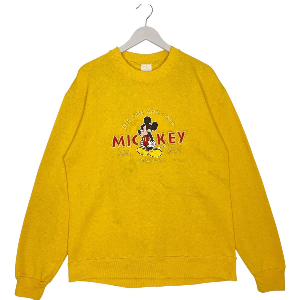 Vintage Vintage Disney Mickey Mouse Crewneck Sweatshirt Yellow SizeM Size US M / EU 48-50 / 2 - 1 Thumbnail
