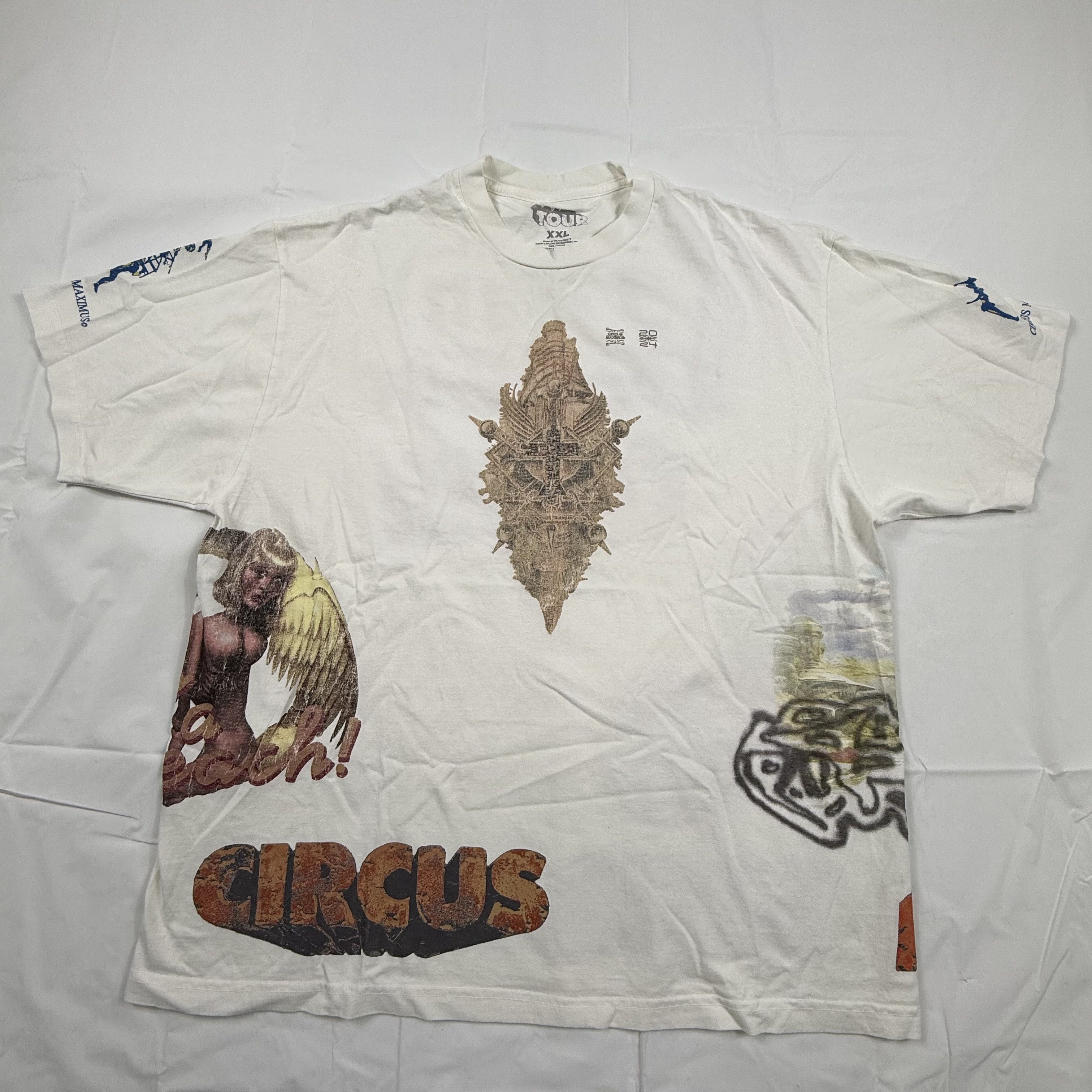 Travis Scott Travis Scott Utopia Circus Maximus Tour Shirt Size US XXL / EU 58 / 5 - 3 Thumbnail