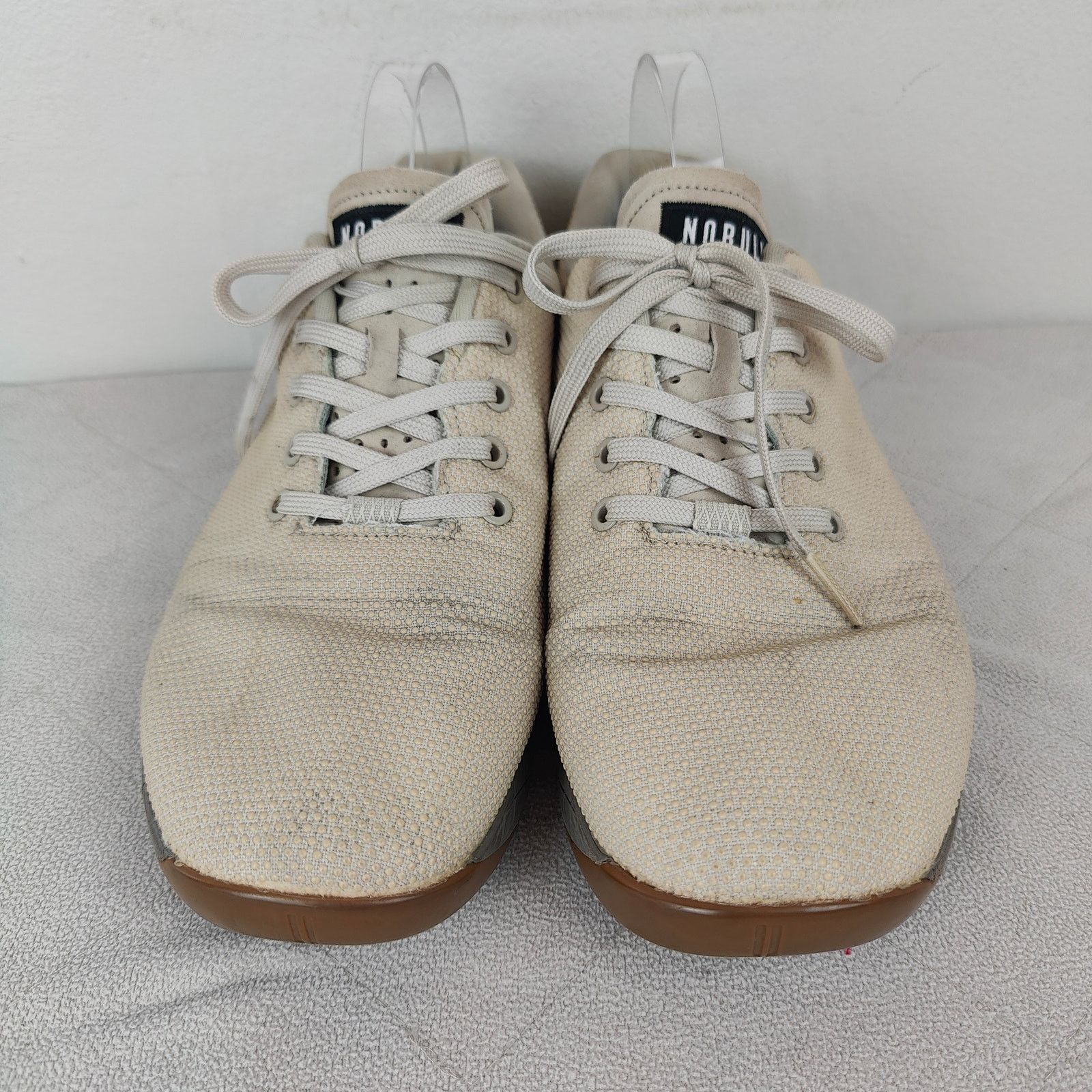 Other NoBull Super Fabric Trainer Sneakers Mens 11.5 Beige Lace Up Size US 11.5 / EU 44-45 - 4 Thumbnail