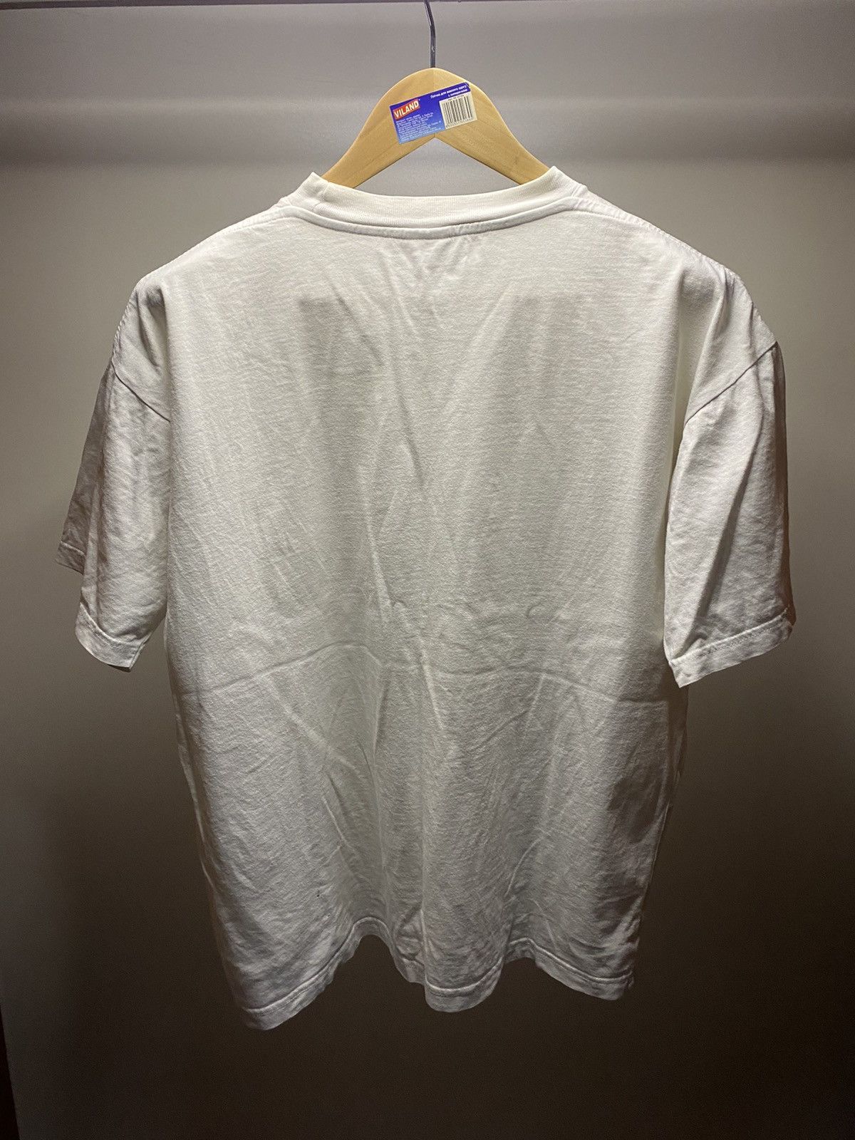 Nike × Vintage Vintage 90s Nike Small Swoosh Basic Wased Tee Size US L / EU 52-54 / 3 - 7 Thumbnail